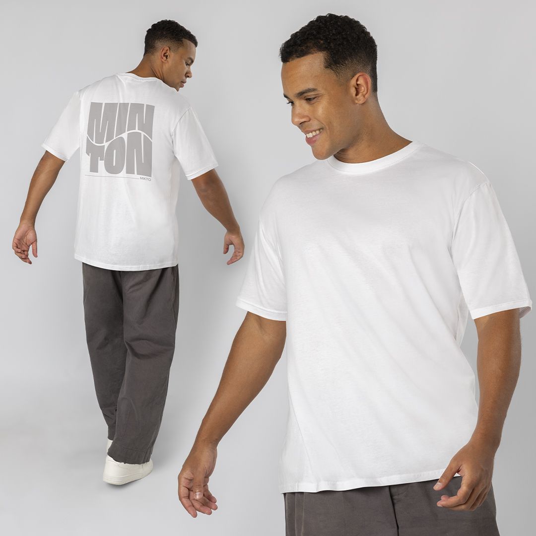 T-shirt Algodão Oversized Unisexo 200g/m2