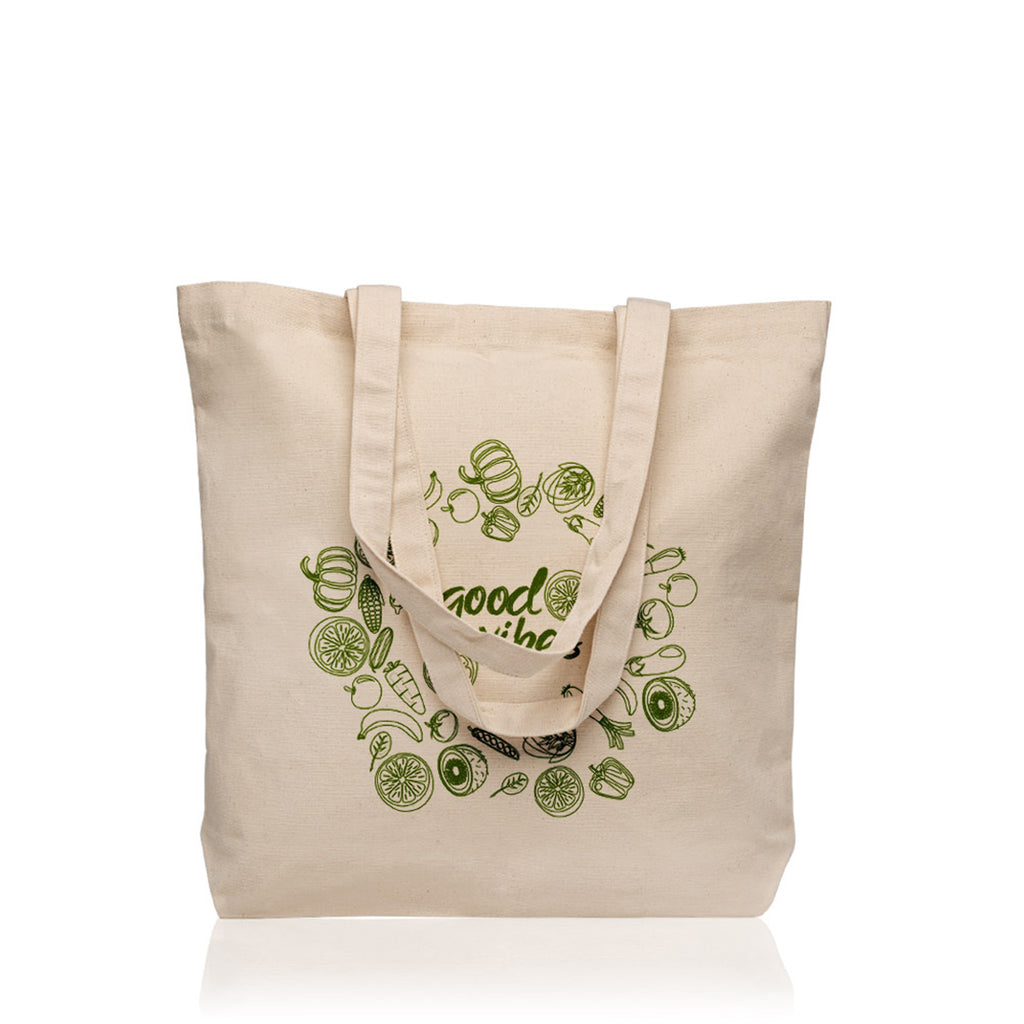 Saco canvas com bolso interior 100% algodão, 310g