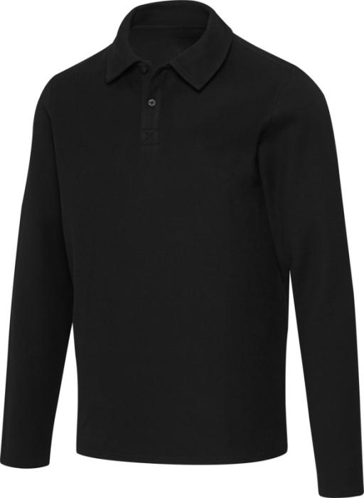 Polo de manga comprida unissexo