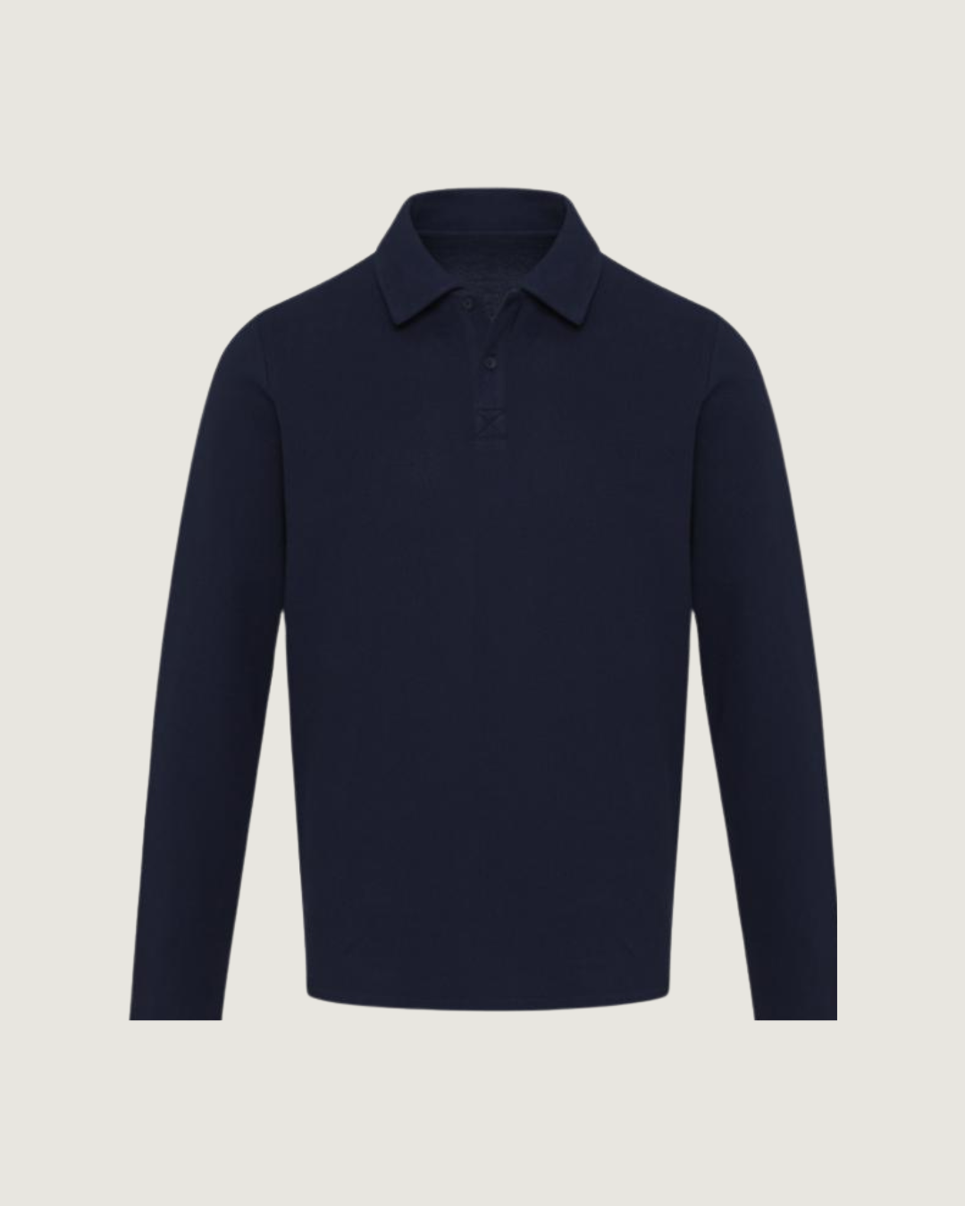 Polo de manga comprida unissexo