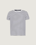 T-shirt de criança às riscas