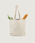 Saco canvas com bolso interior 100% algodão, 310g