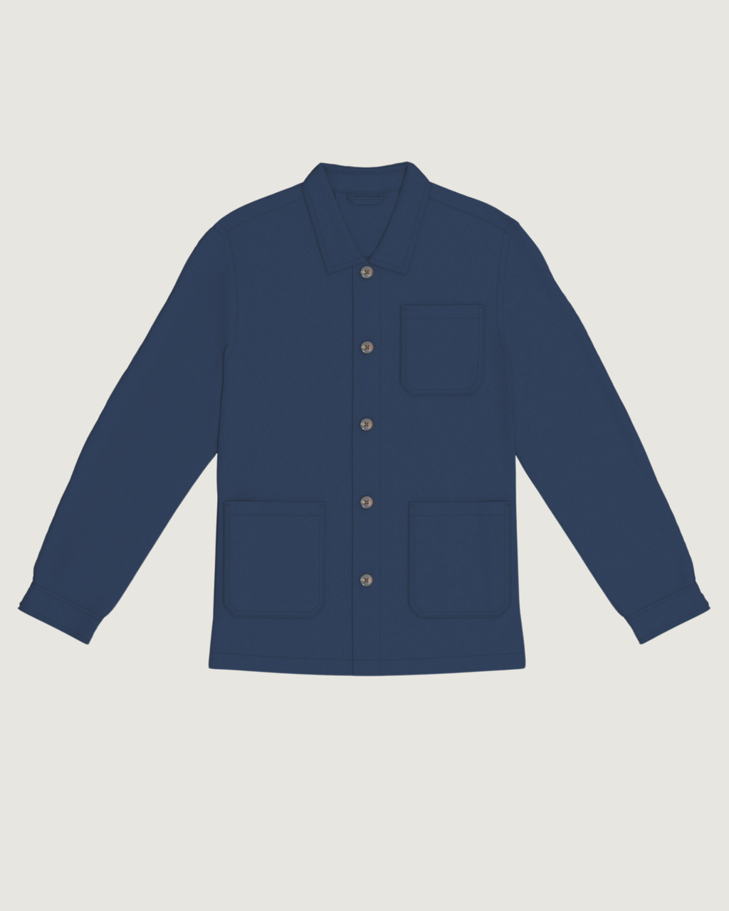 Sobrecamisa worker eco-responsàvel com aspecto lavado unissexo