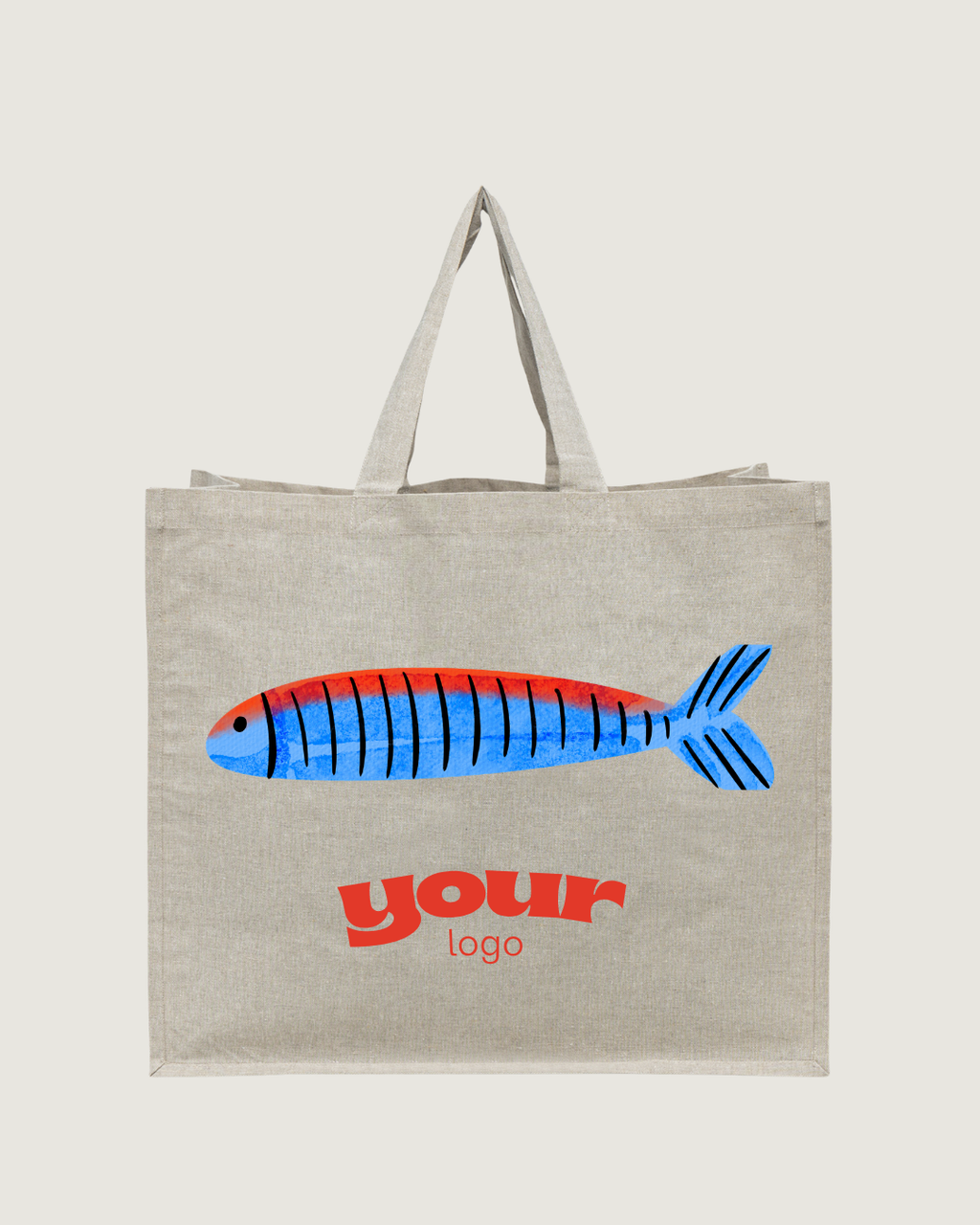 Saco algodão reciclado - Shopper