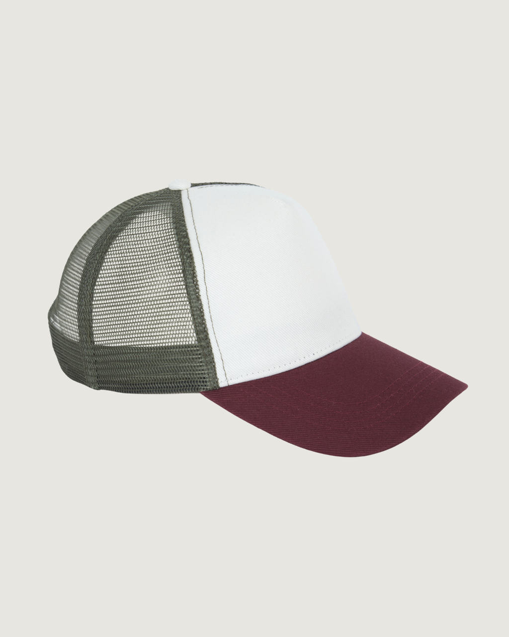 Boné trucker eco-responsável 5 painéis unissexo
