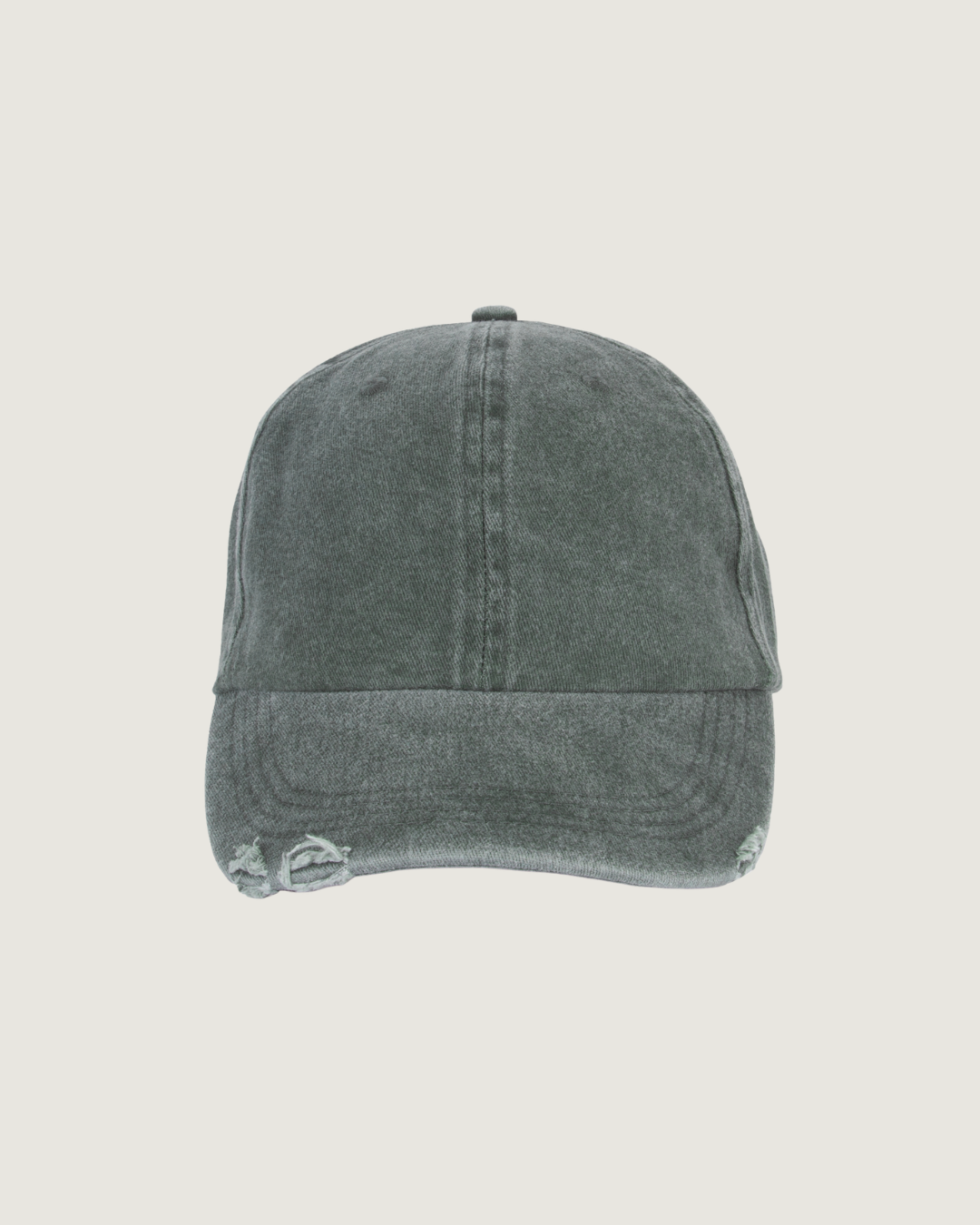 Boné vintage com efeito rasgado - 6 painéis
