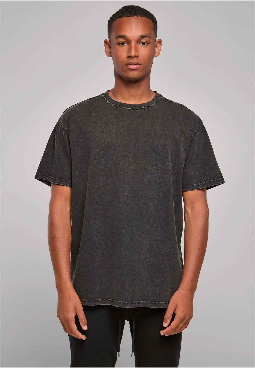 T-shirt Washed Black - 240 g/m²