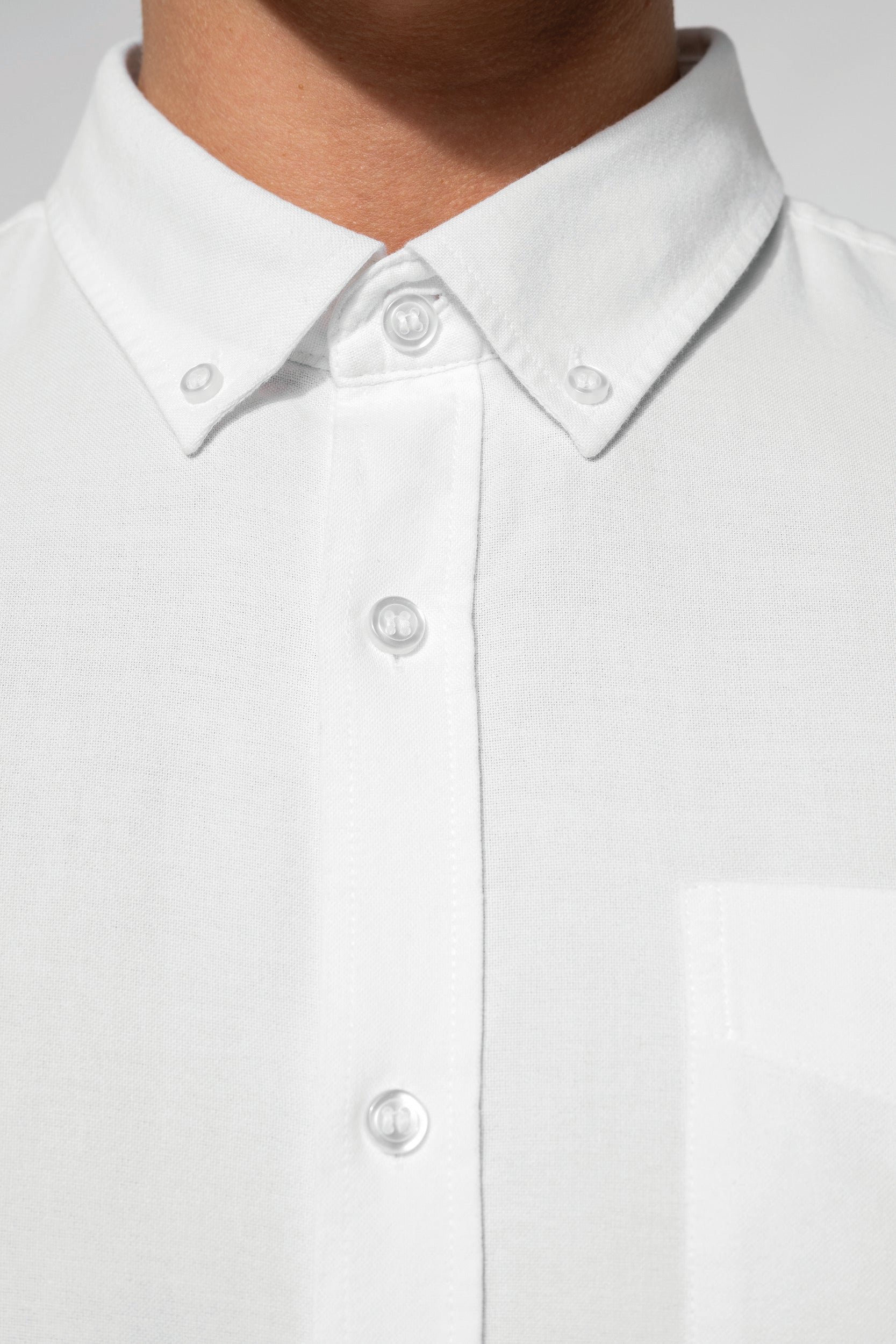 Camisa Oxford de manga comprida