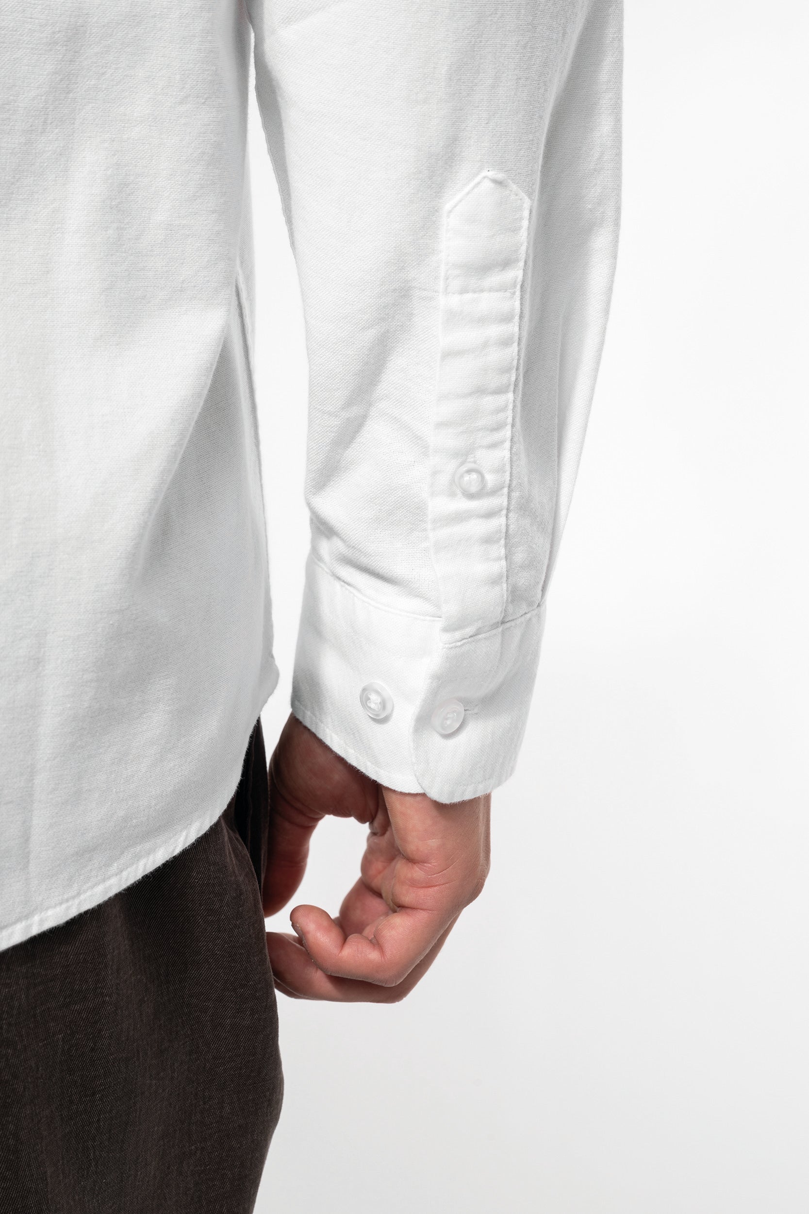 Camisa Oxford de manga comprida
