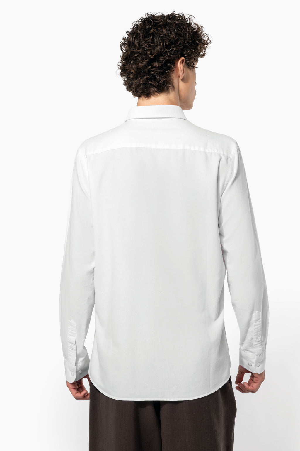 Camisa Oxford de manga comprida