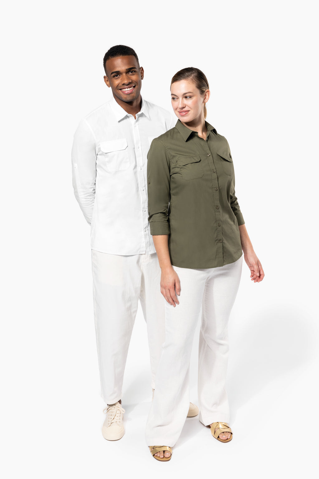 Camisa Safari para Homem