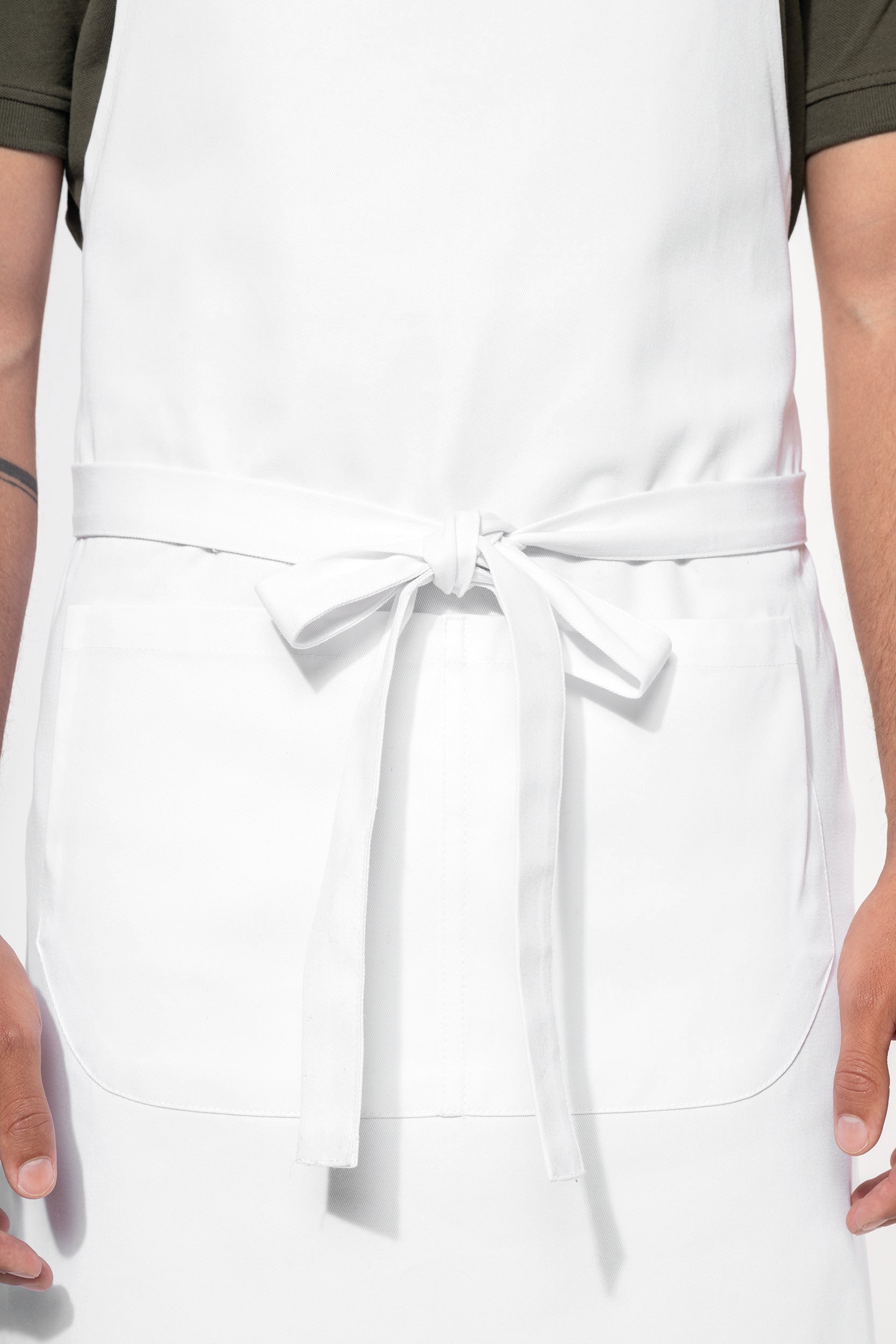 Avental de algodão lavável a alta temperatura