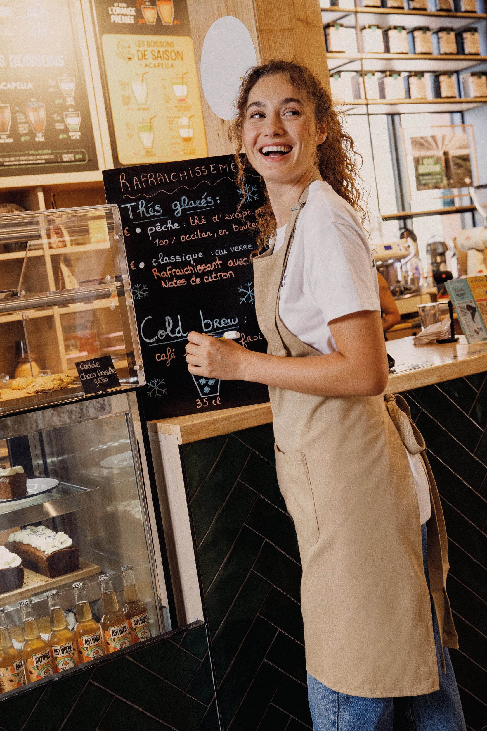 Avental eco-responsável unissexo