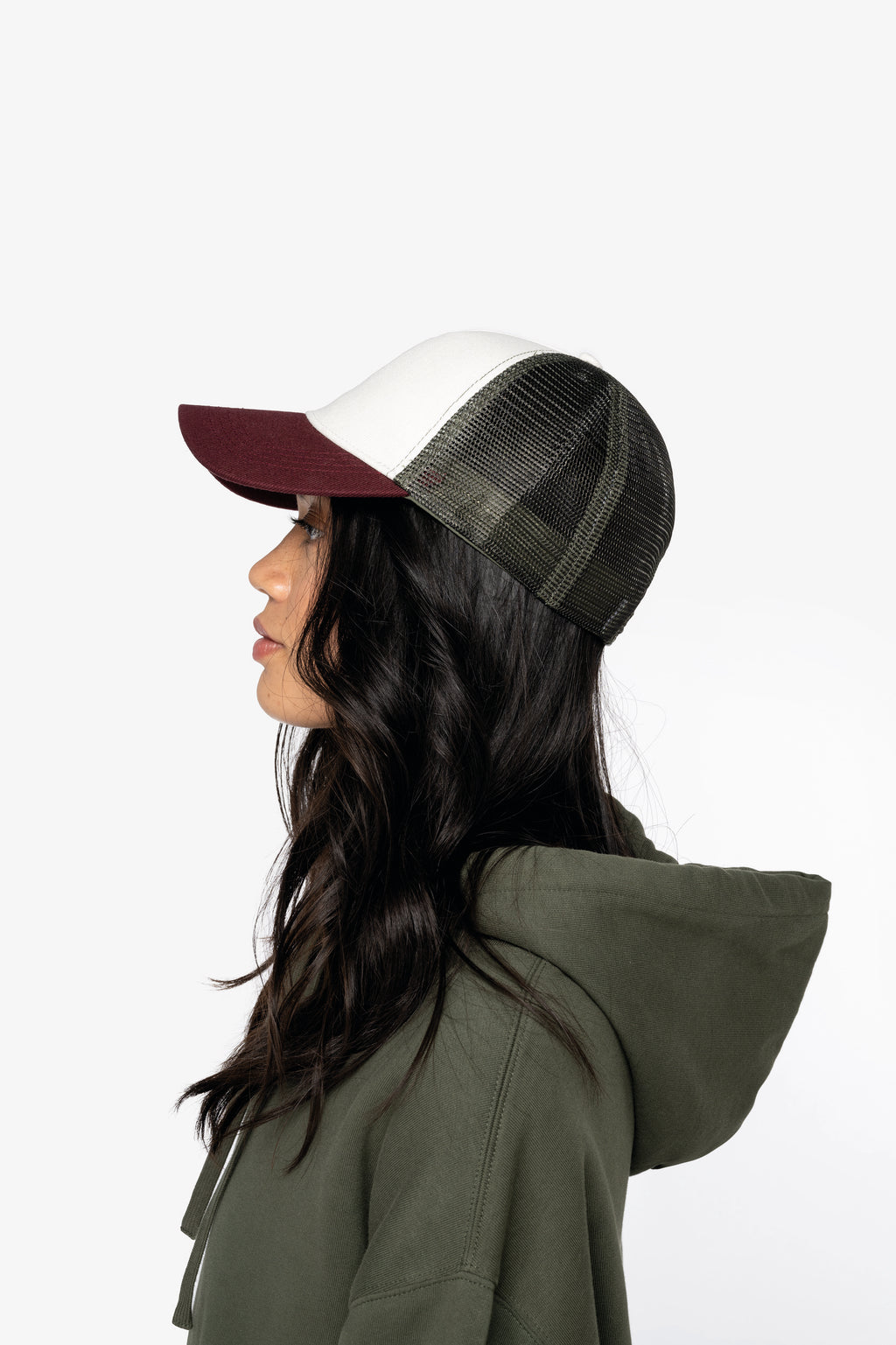 Boné trucker eco-responsável 5 painéis unissexo