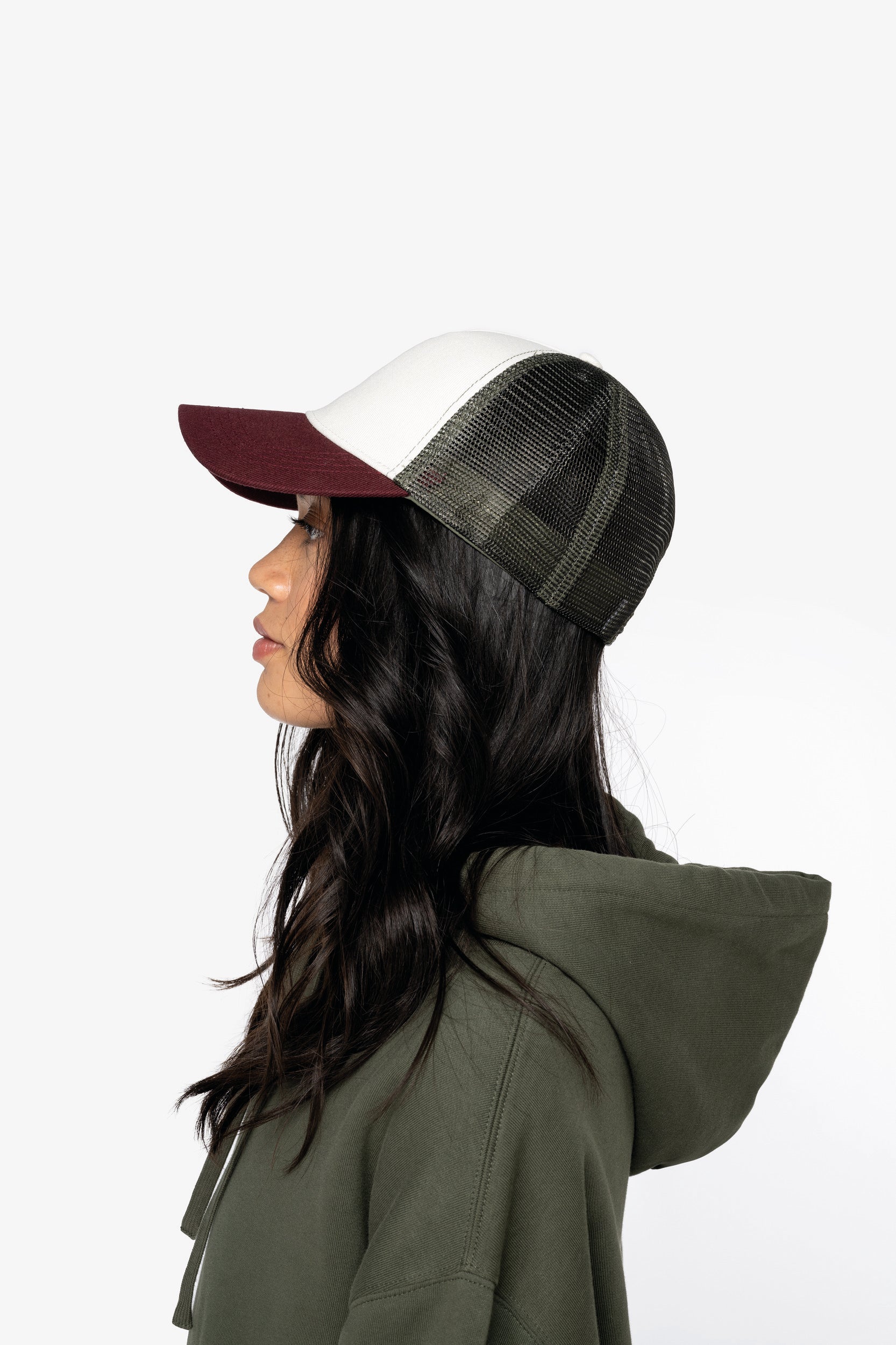 Boné trucker eco-responsável 5 painéis unissexo