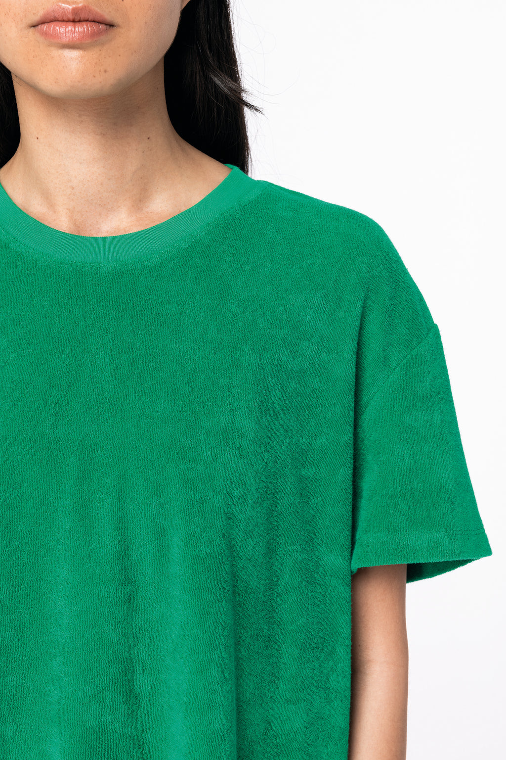T-shirt em malha turca de senhora Eco