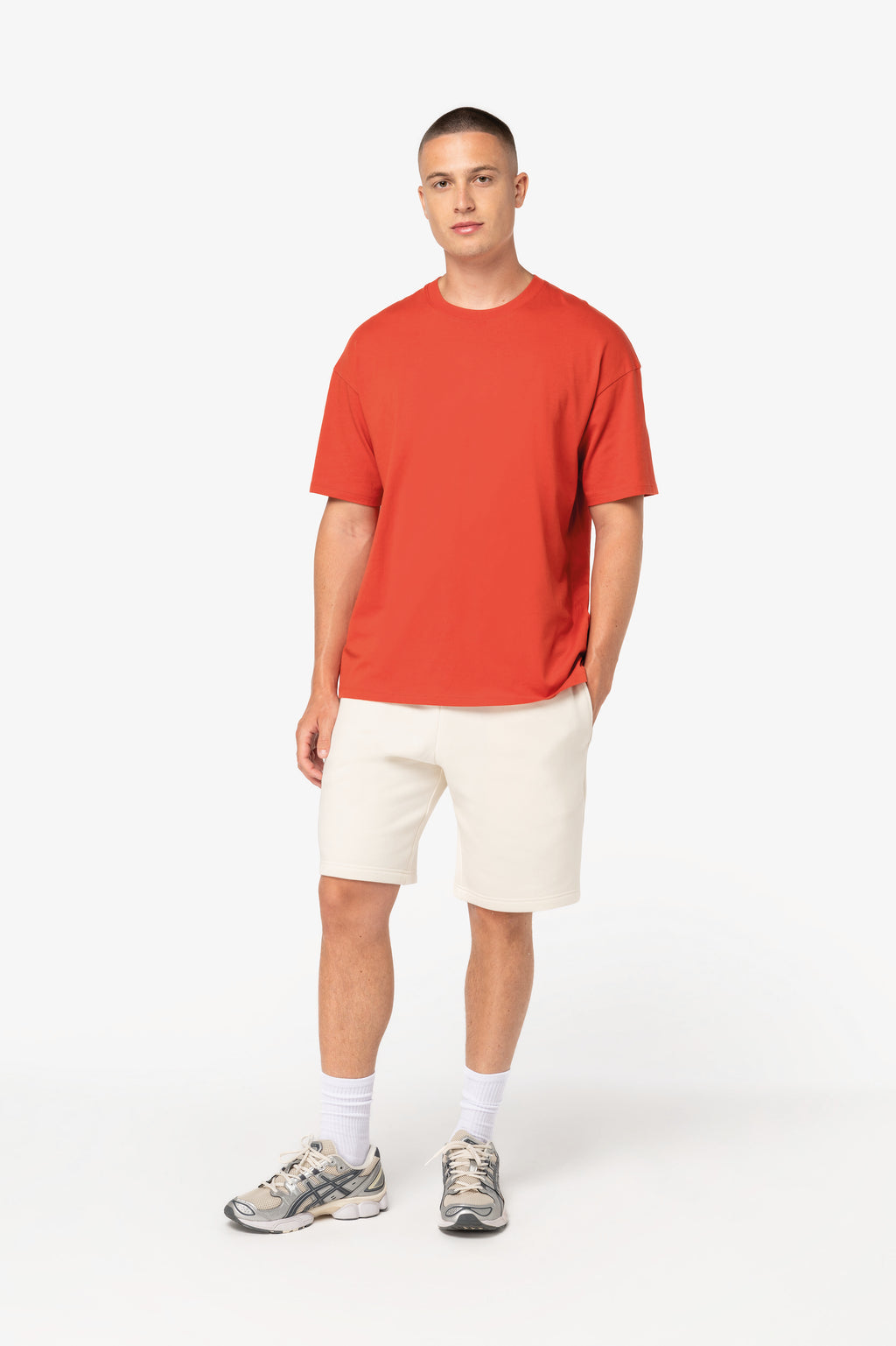 T-shirt oversize eco-responsável de homem