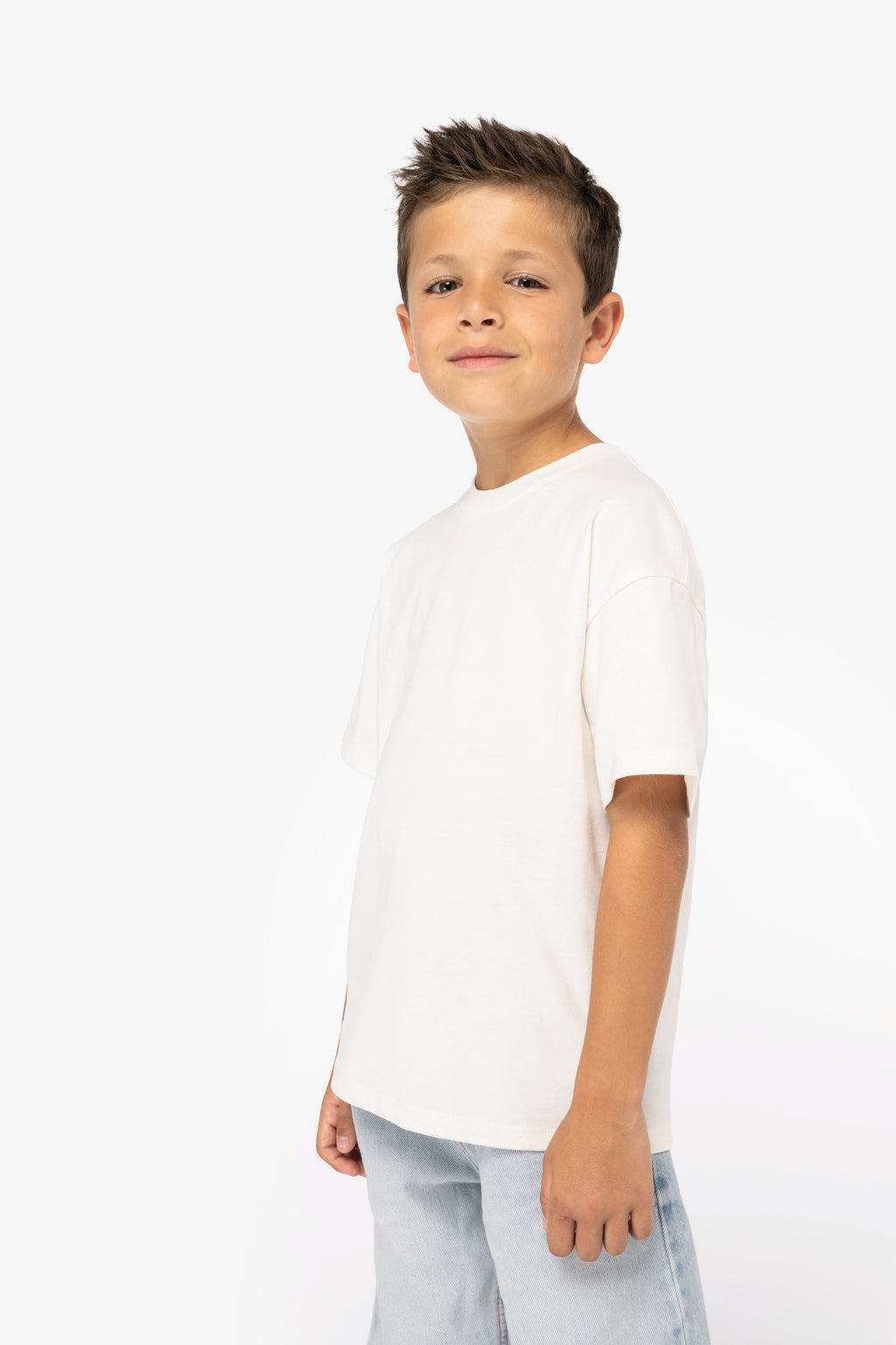 T-shirt eco-responsável oversize de criança