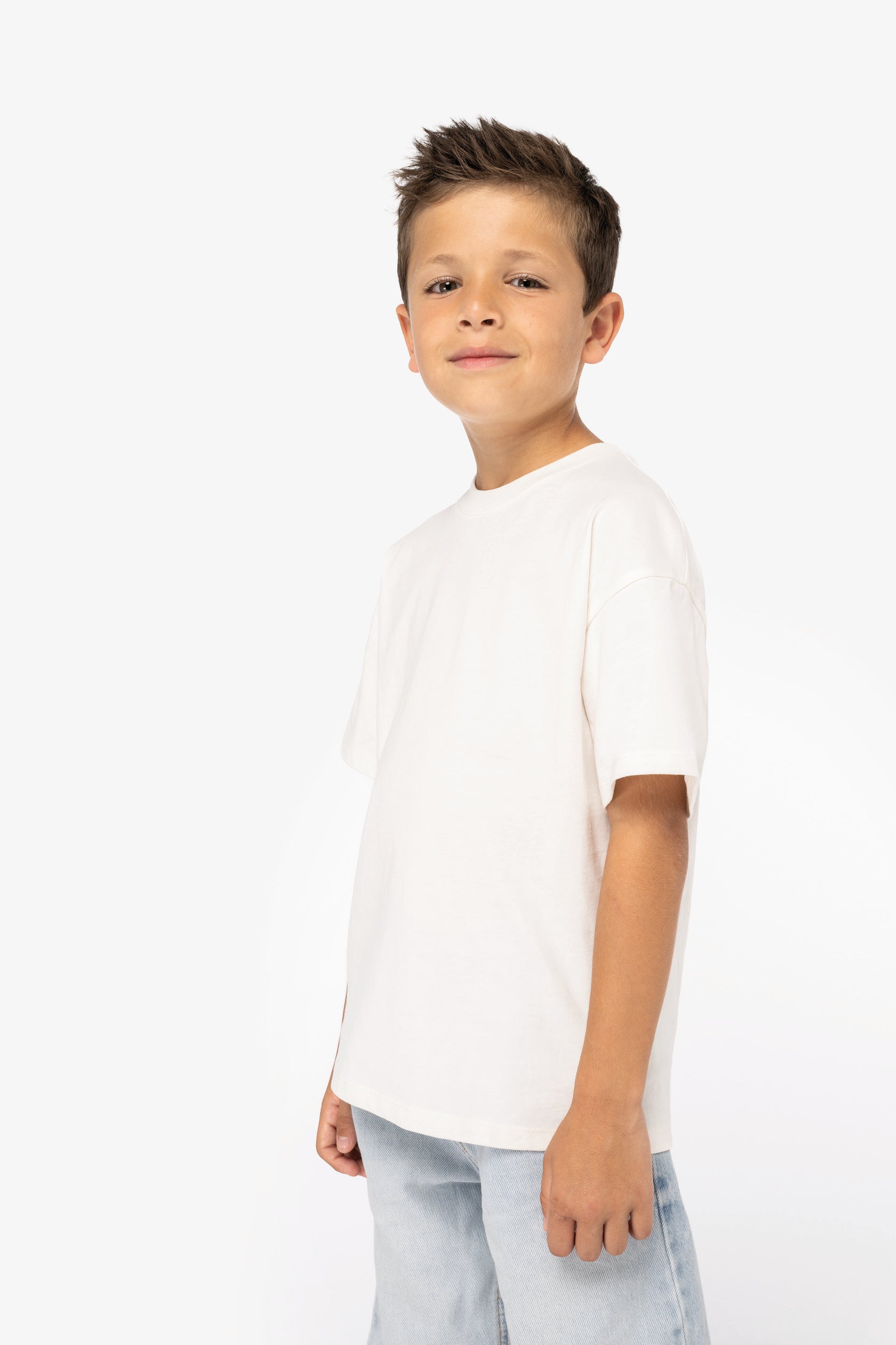 T-shirt eco-responsável oversize de criança