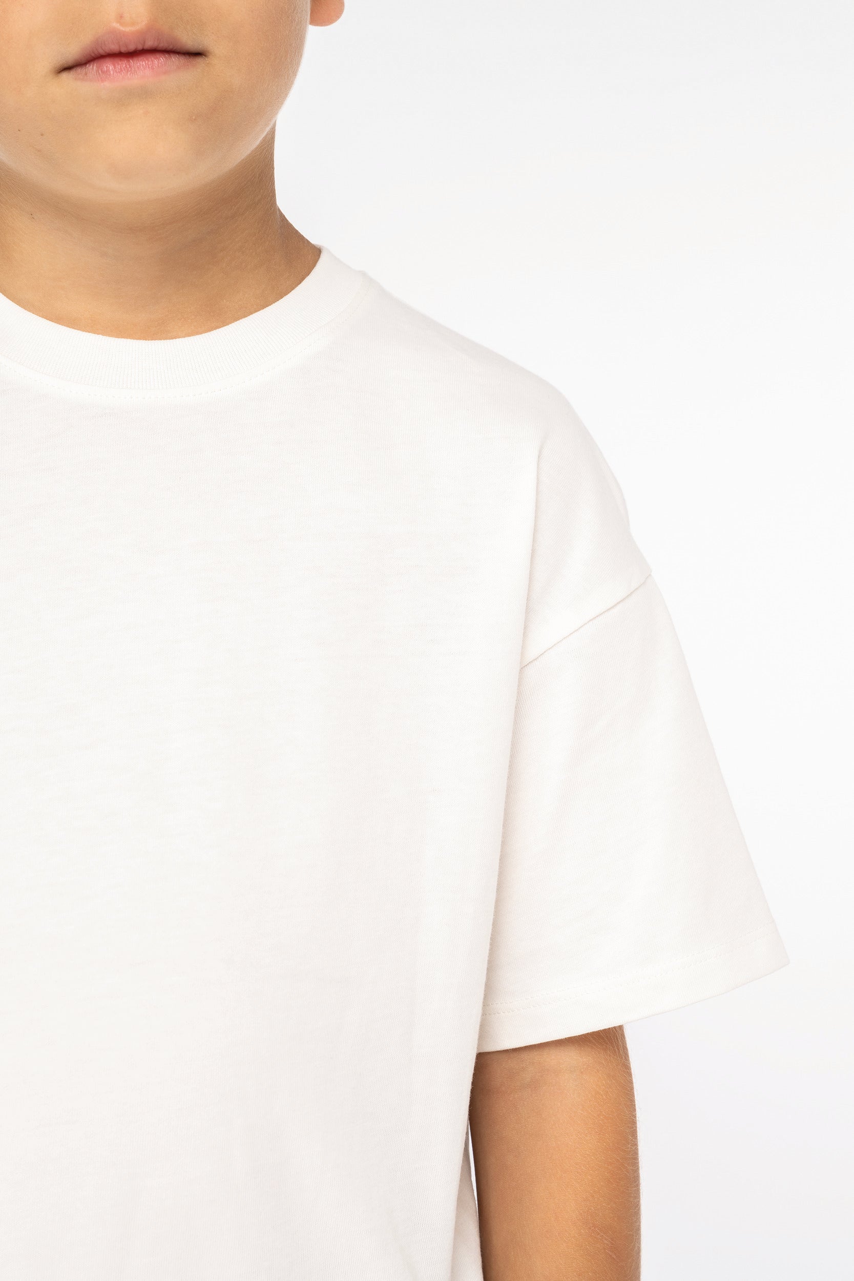 T-shirt eco-responsável oversize de criança