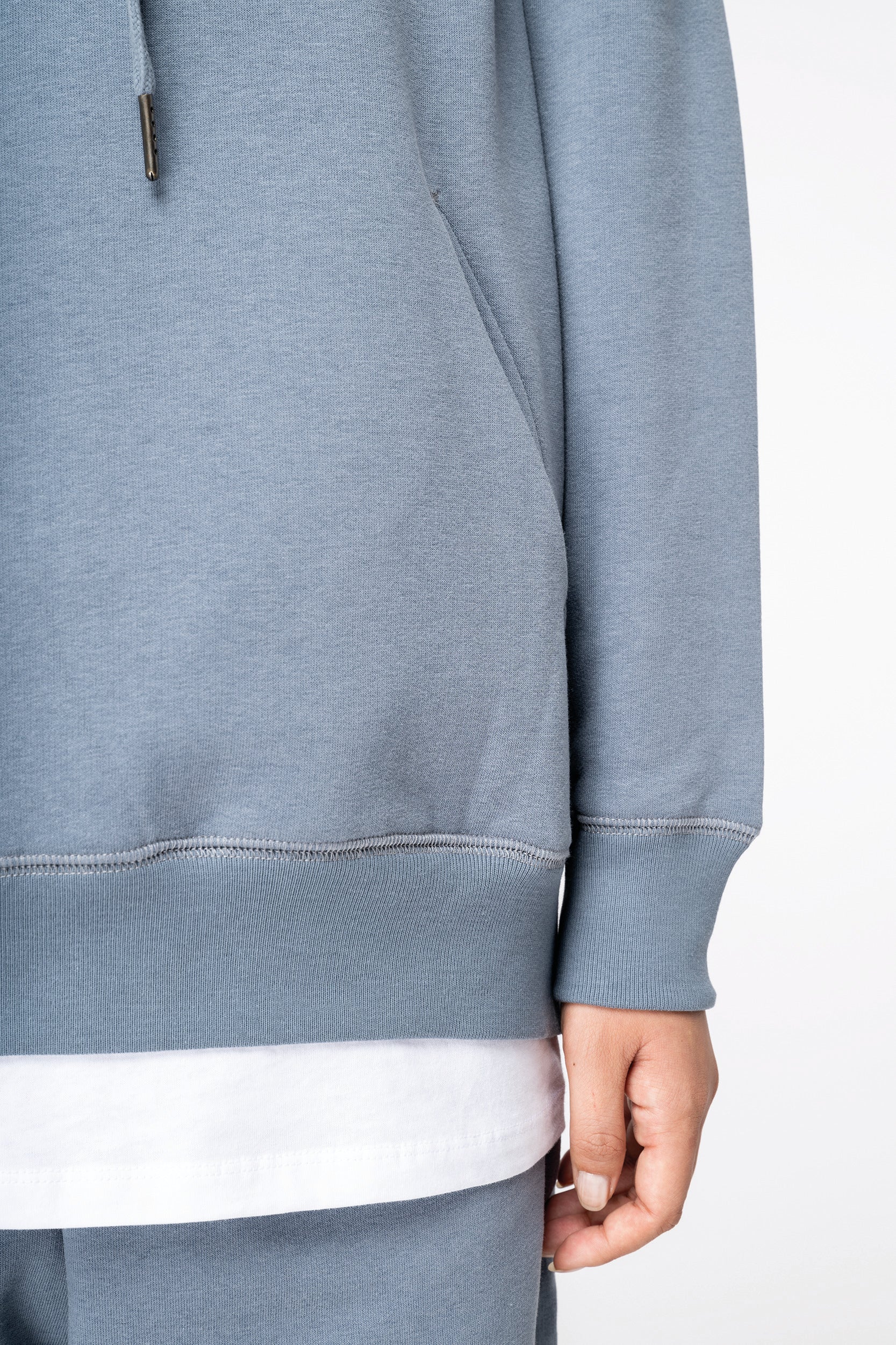 Sweatshirt raglan eco-responsável com capuz de senhora
