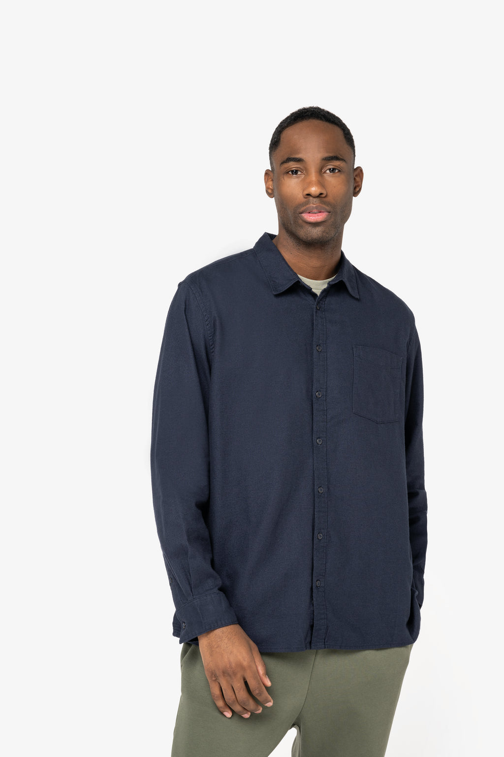 Camisa eco-responsável em flanela