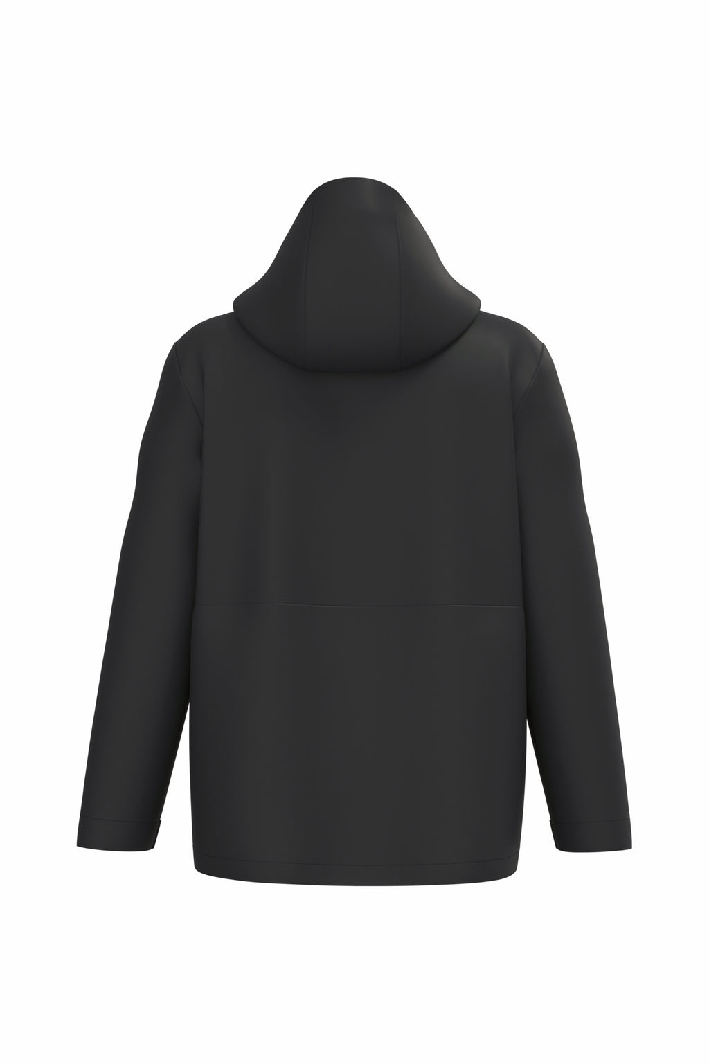 Parka 3 em 1 impermeável com capuz bicolor unissexo