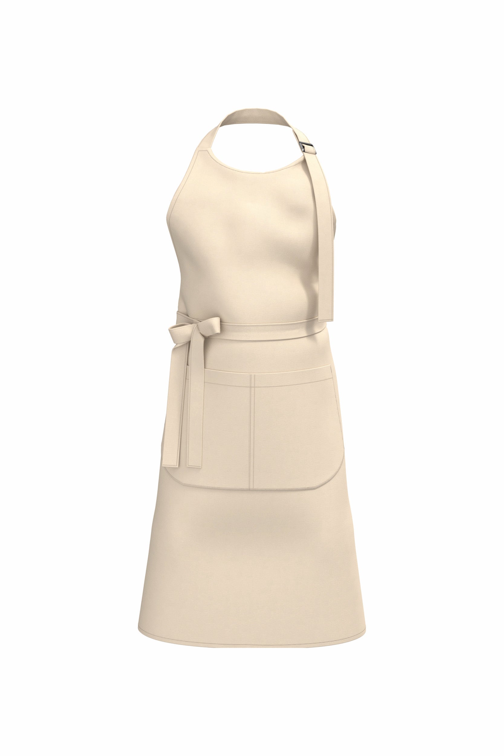 Avental com bolso em algodão biológico