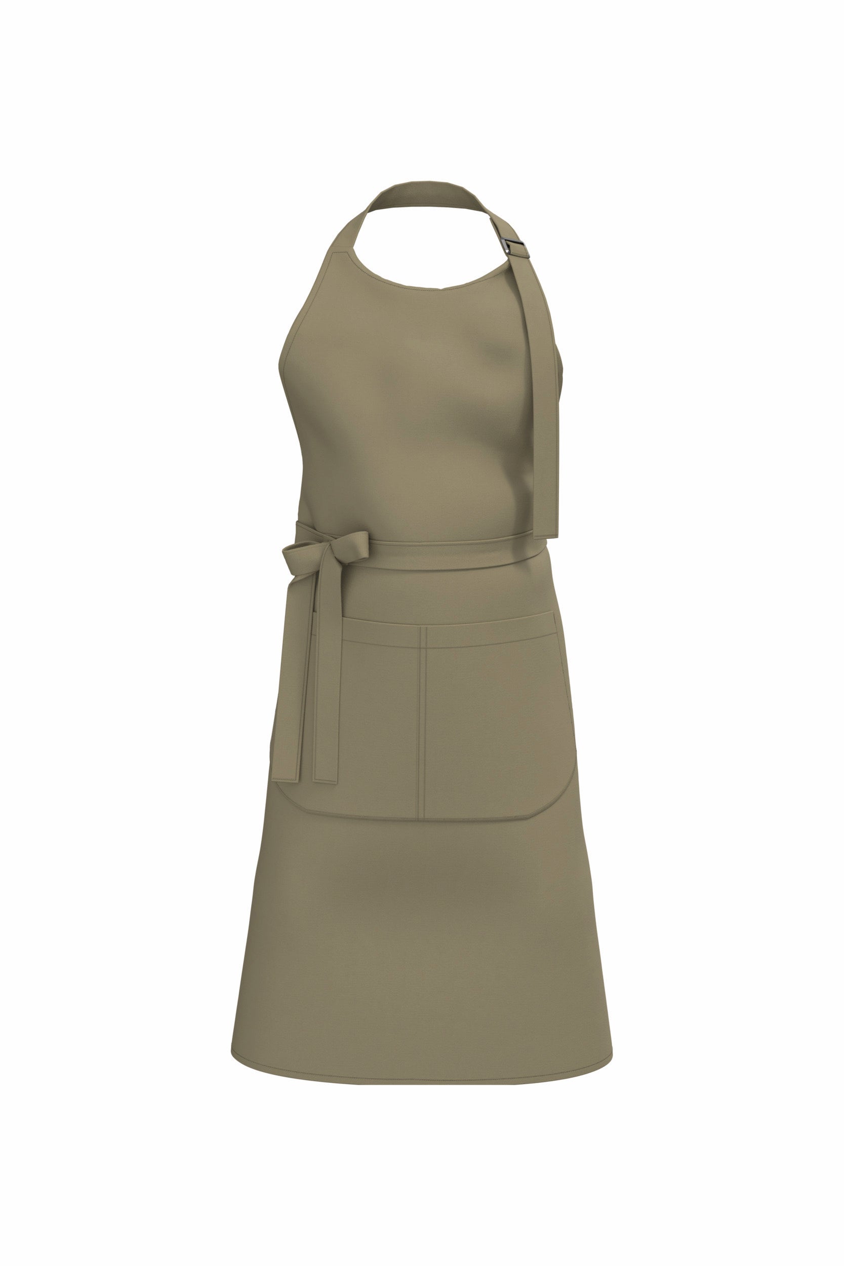 Avental com bolso em algodão biológico