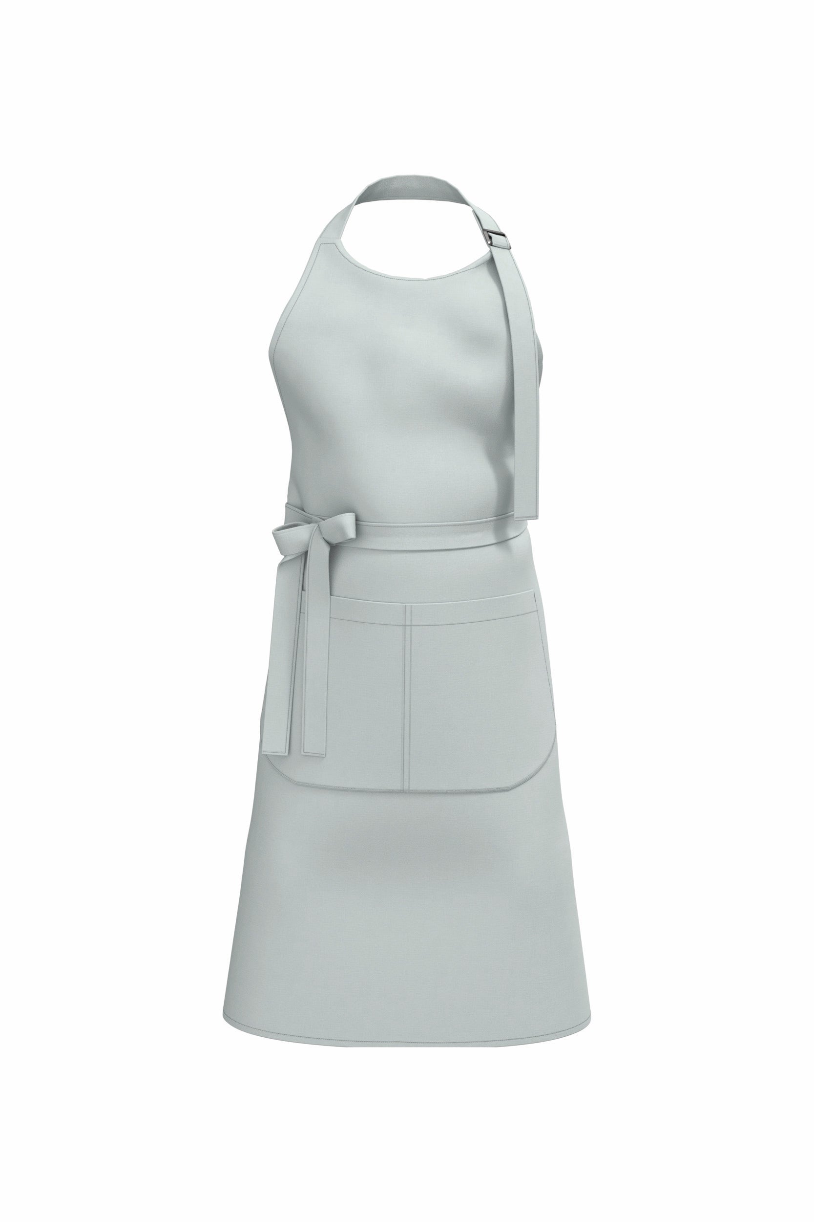 Avental com bolso em algodão biológico