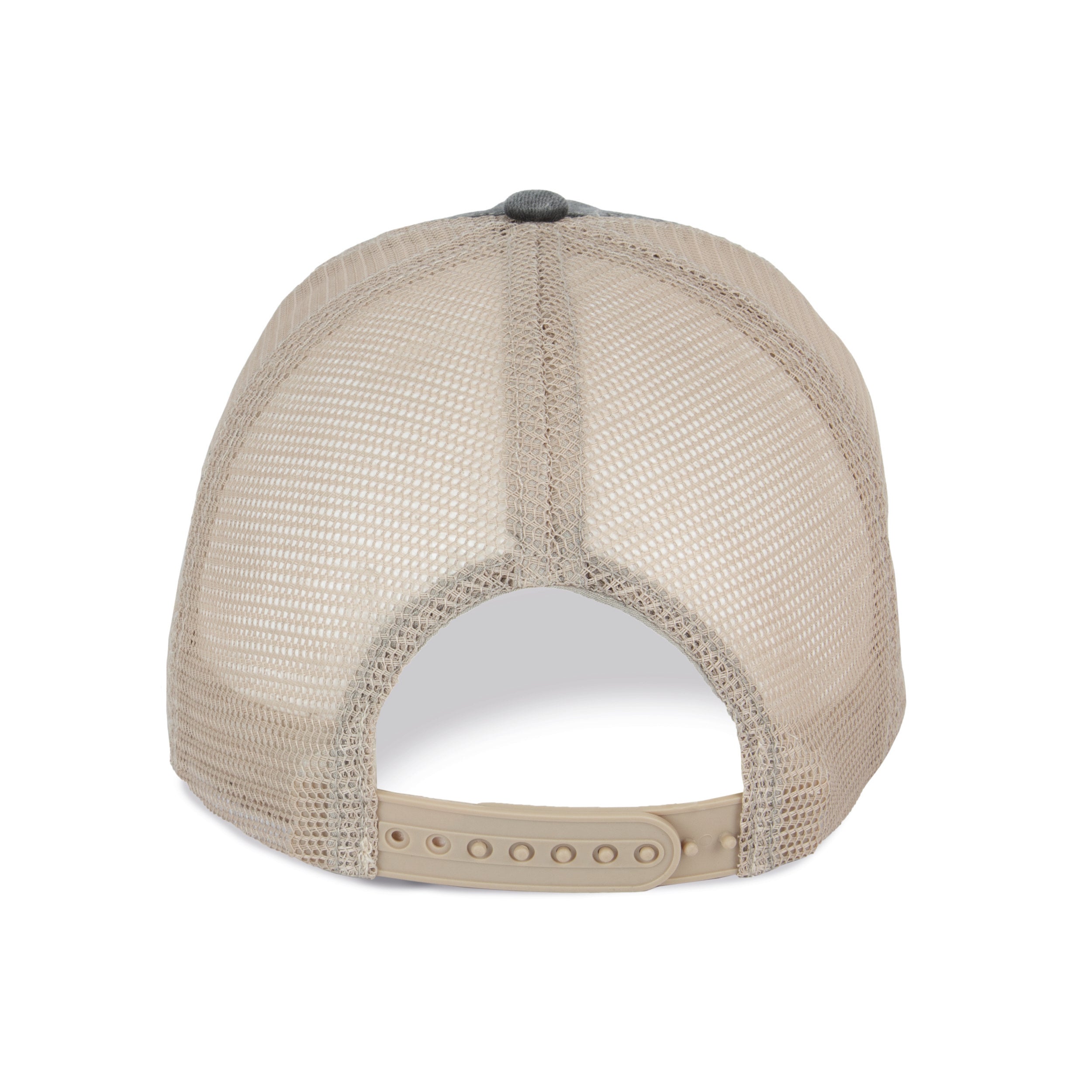 Boné trucker eco-responsável com efeito rasgado unissexo
