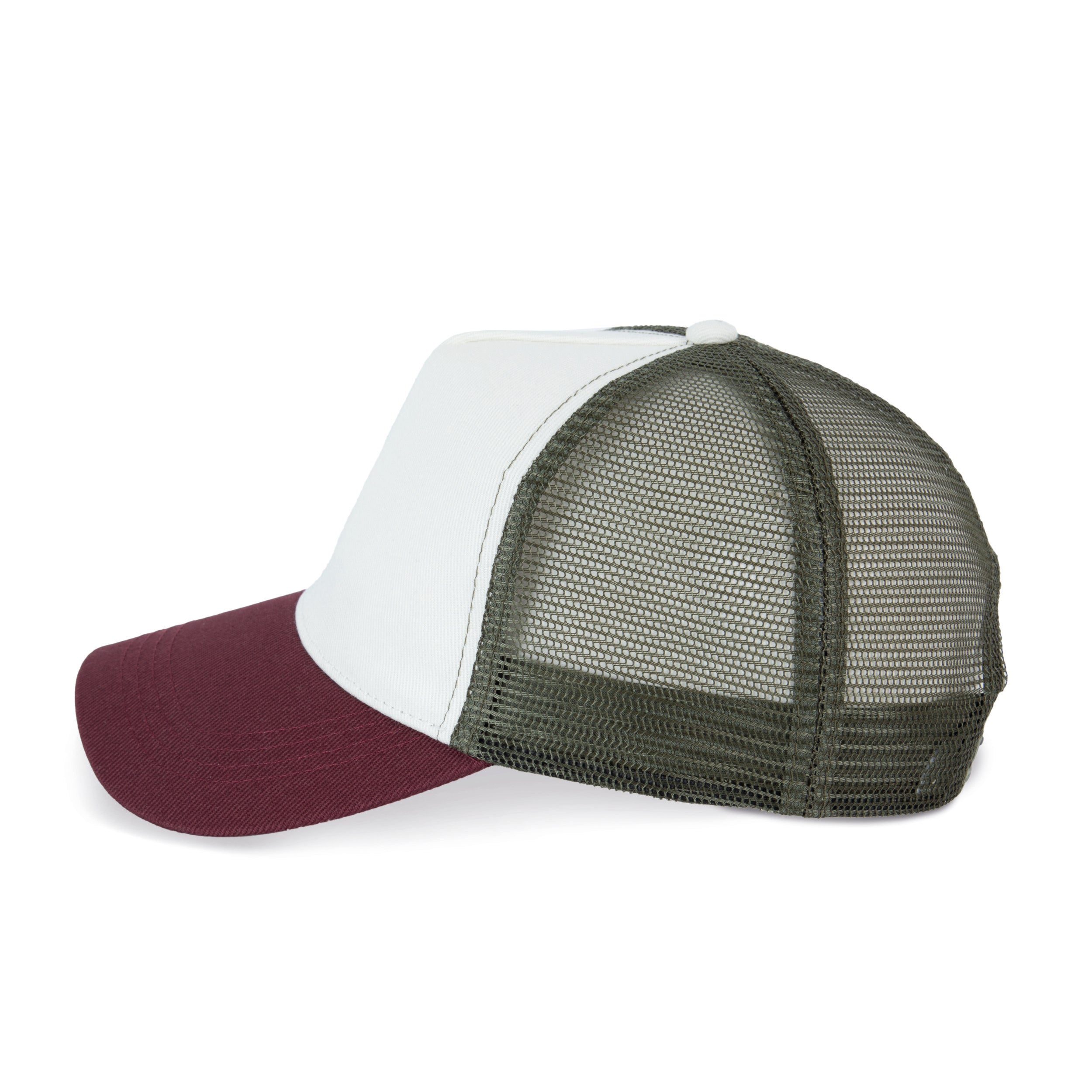 Boné trucker eco-responsável 5 painéis unissexo