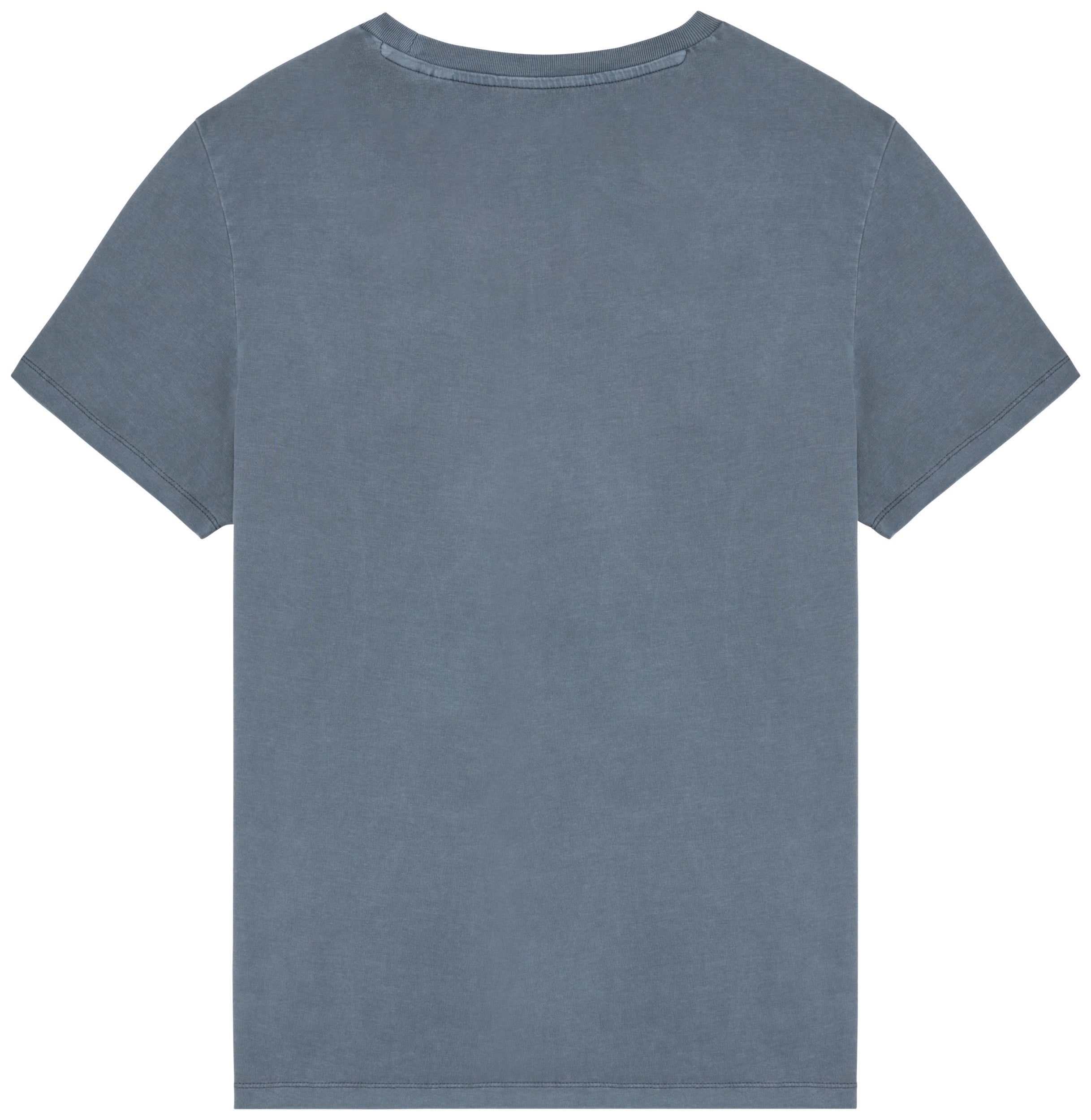 T-shirt eco-responsável com aspecto lavado unissexo