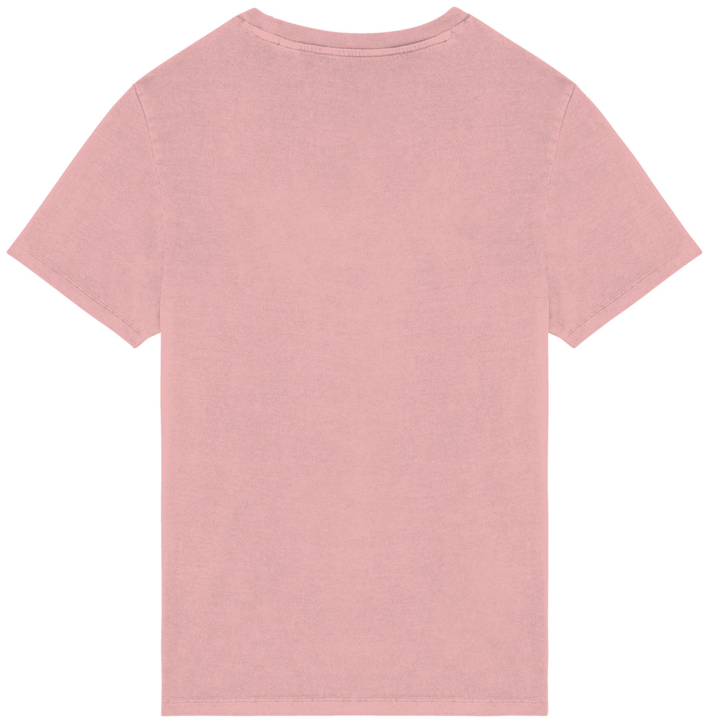 T-shirt eco-responsável com aspecto lavado unissexo