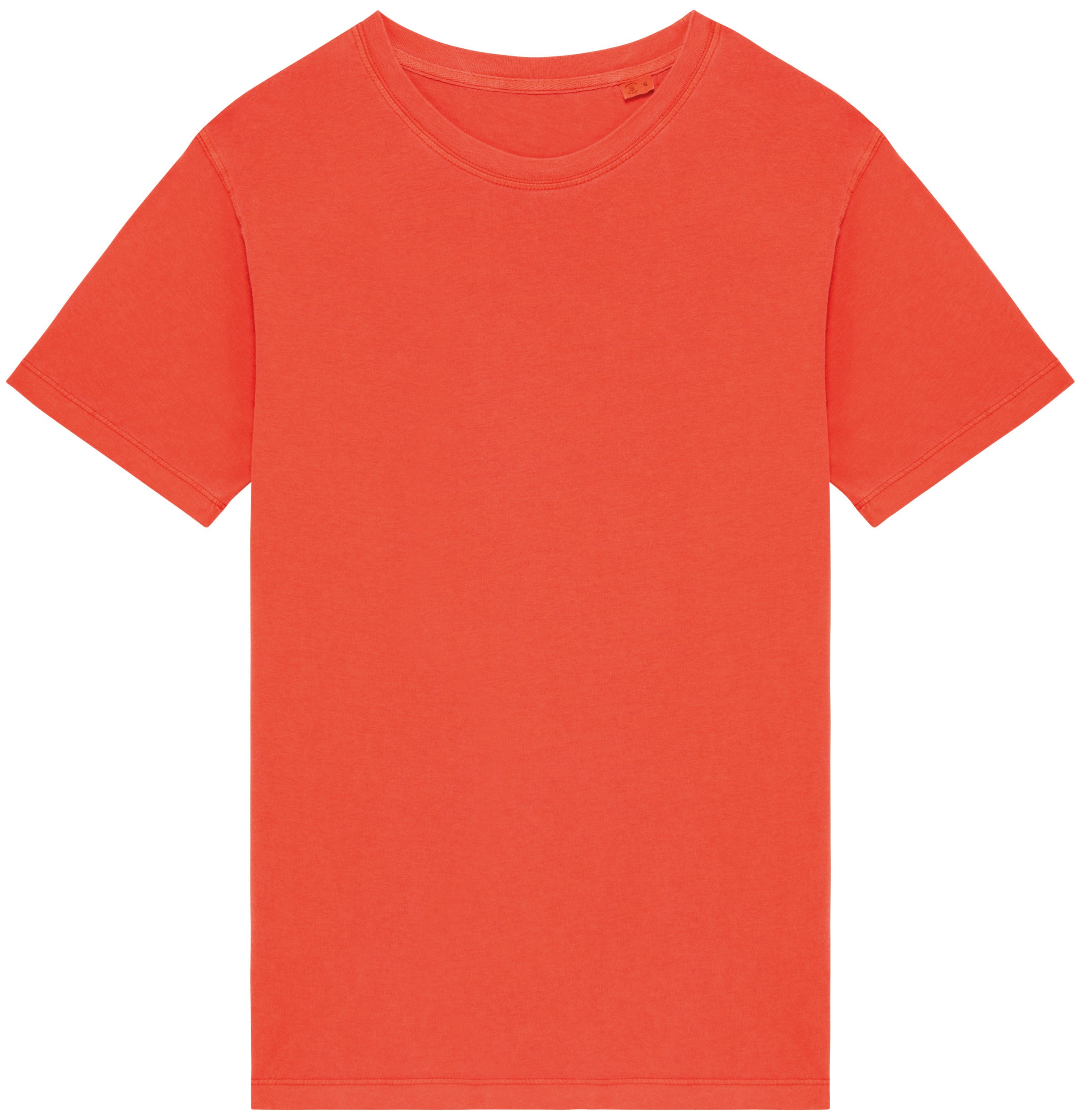T-shirt com aspecto lavado unisexo