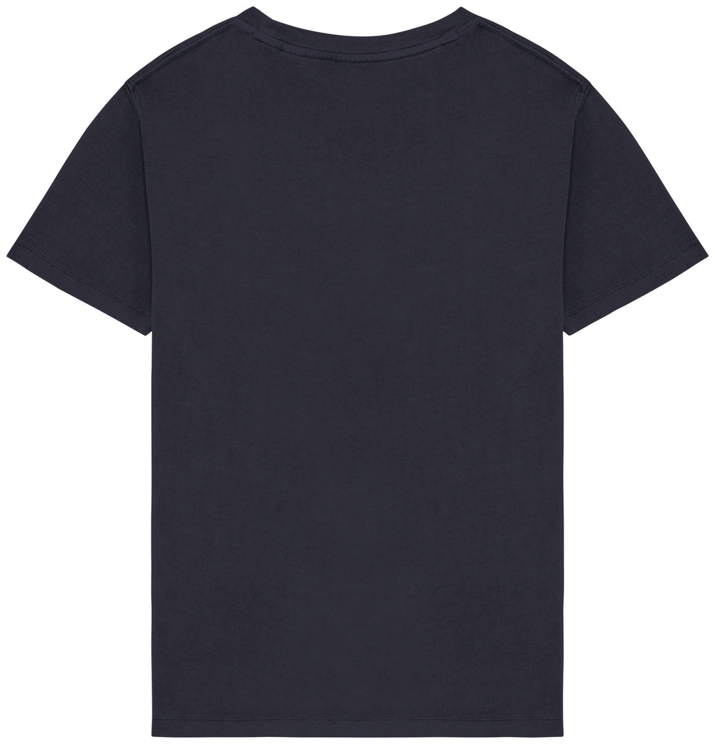 T-shirt com aspecto lavado unisexo