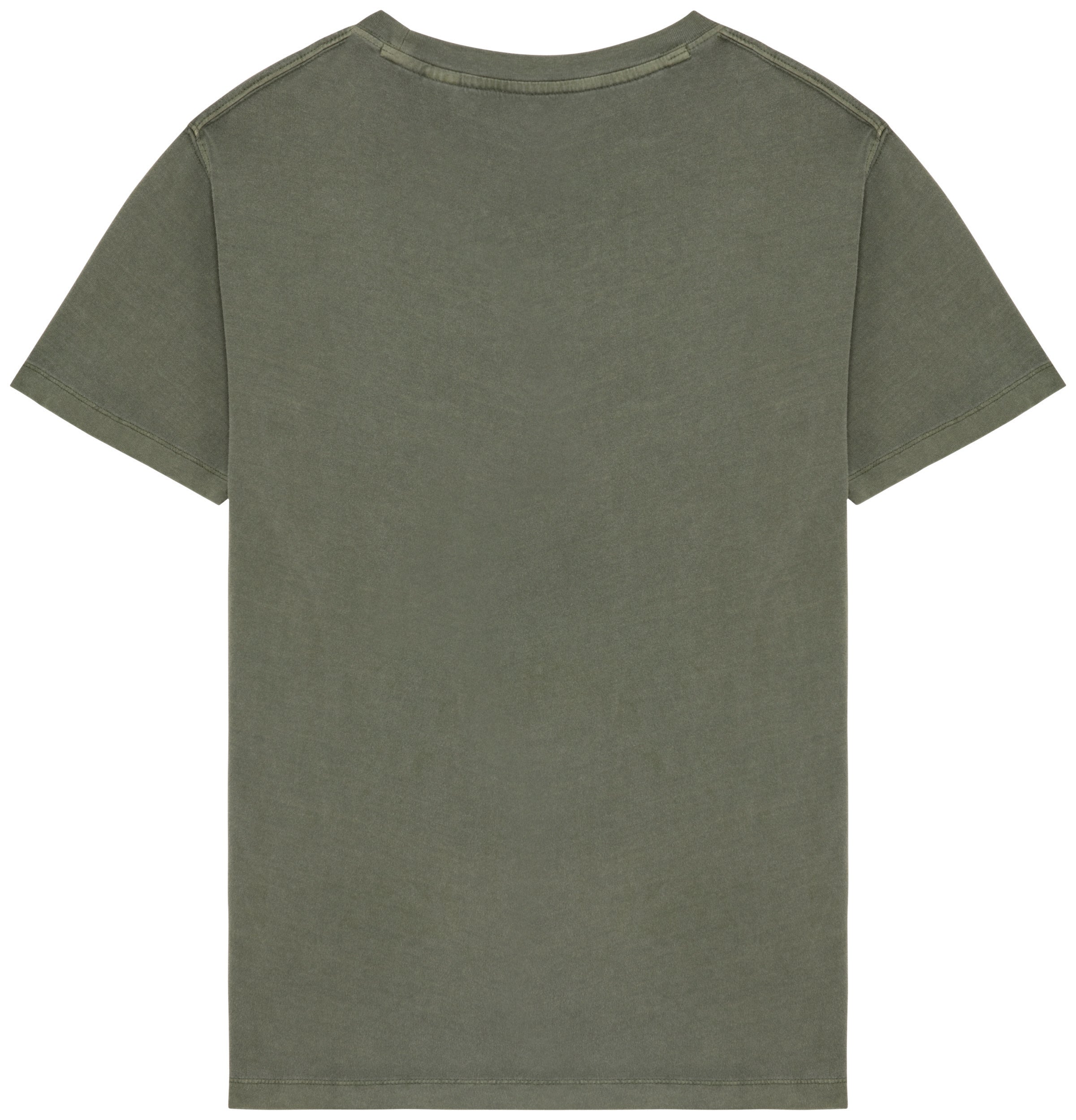 T-shirt com aspecto lavado unisexo