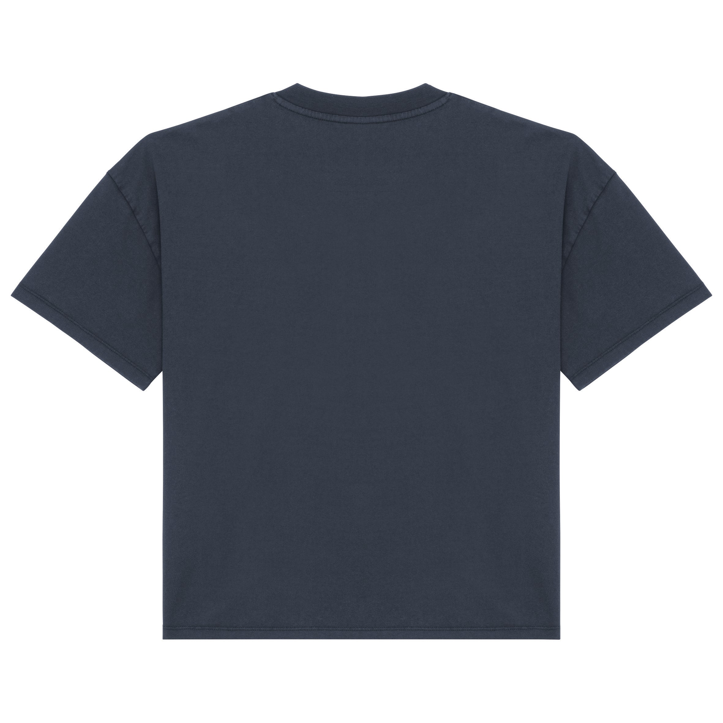 T-shirt eco-responsável aspecto lavado oversize de senhora