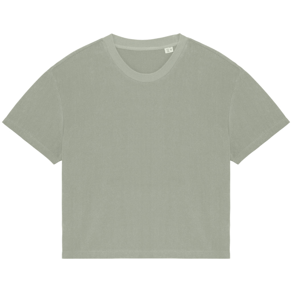 T-shirt em malha turca de senhora Eco