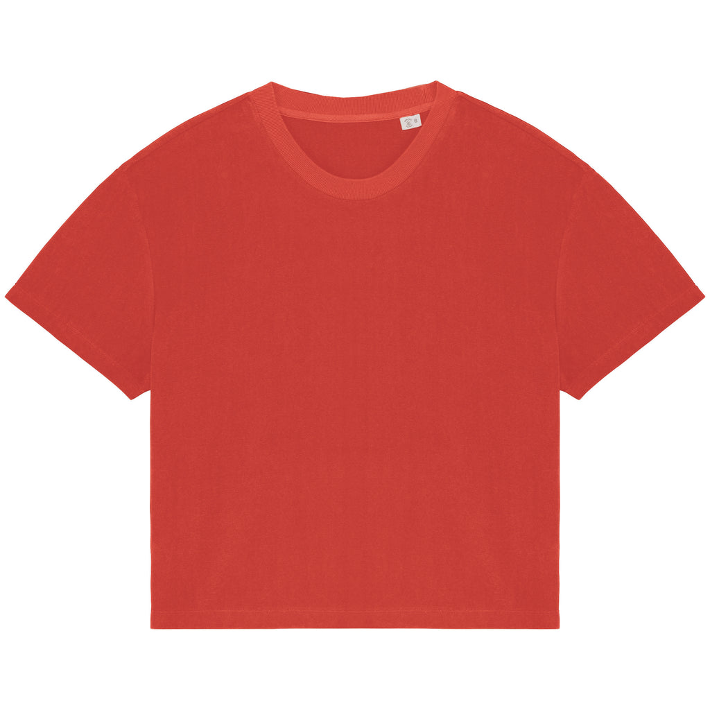 T-shirt em malha turca de senhora Eco