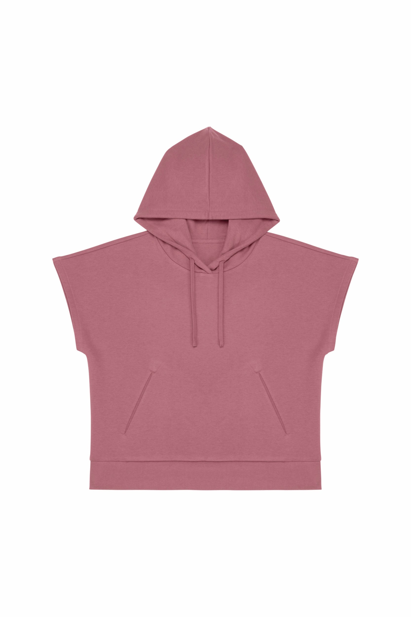 Sweatshirt eco-responsável oversize sem manga French Terry de senhora