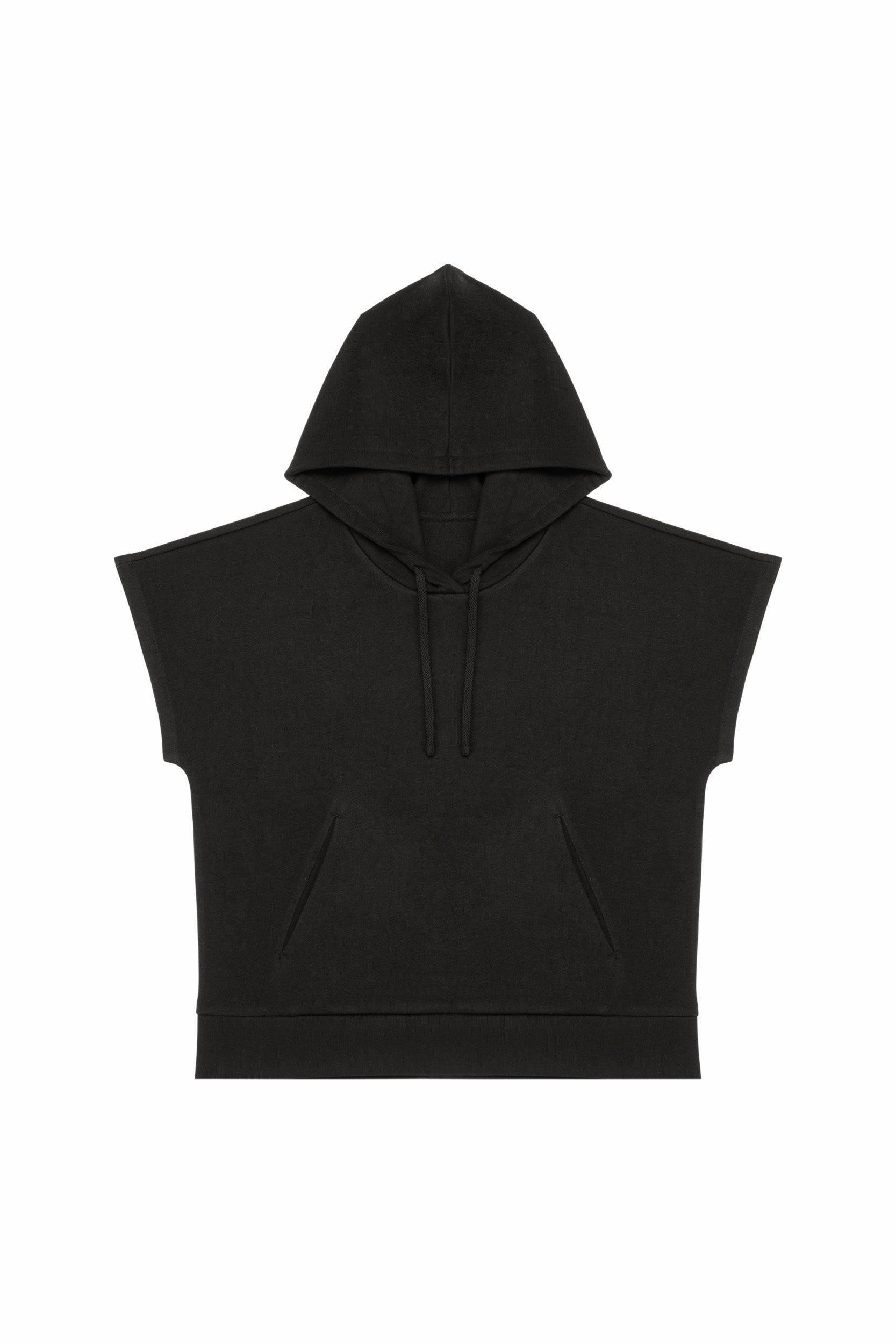 Sweatshirt eco-responsável oversize sem manga French Terry de senhora