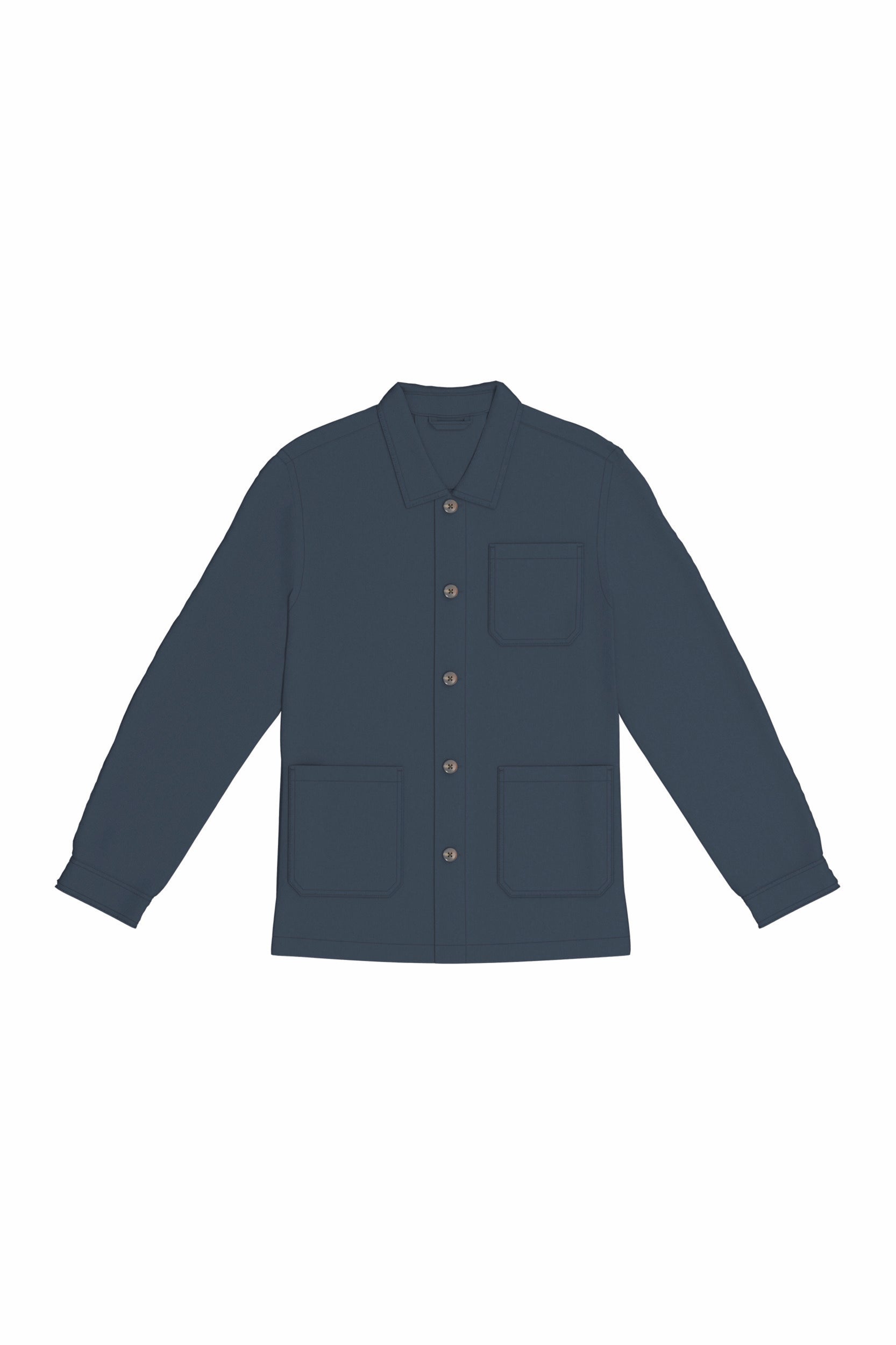 Sobrecamisa worker eco-responsàvel com aspecto lavado unissexo