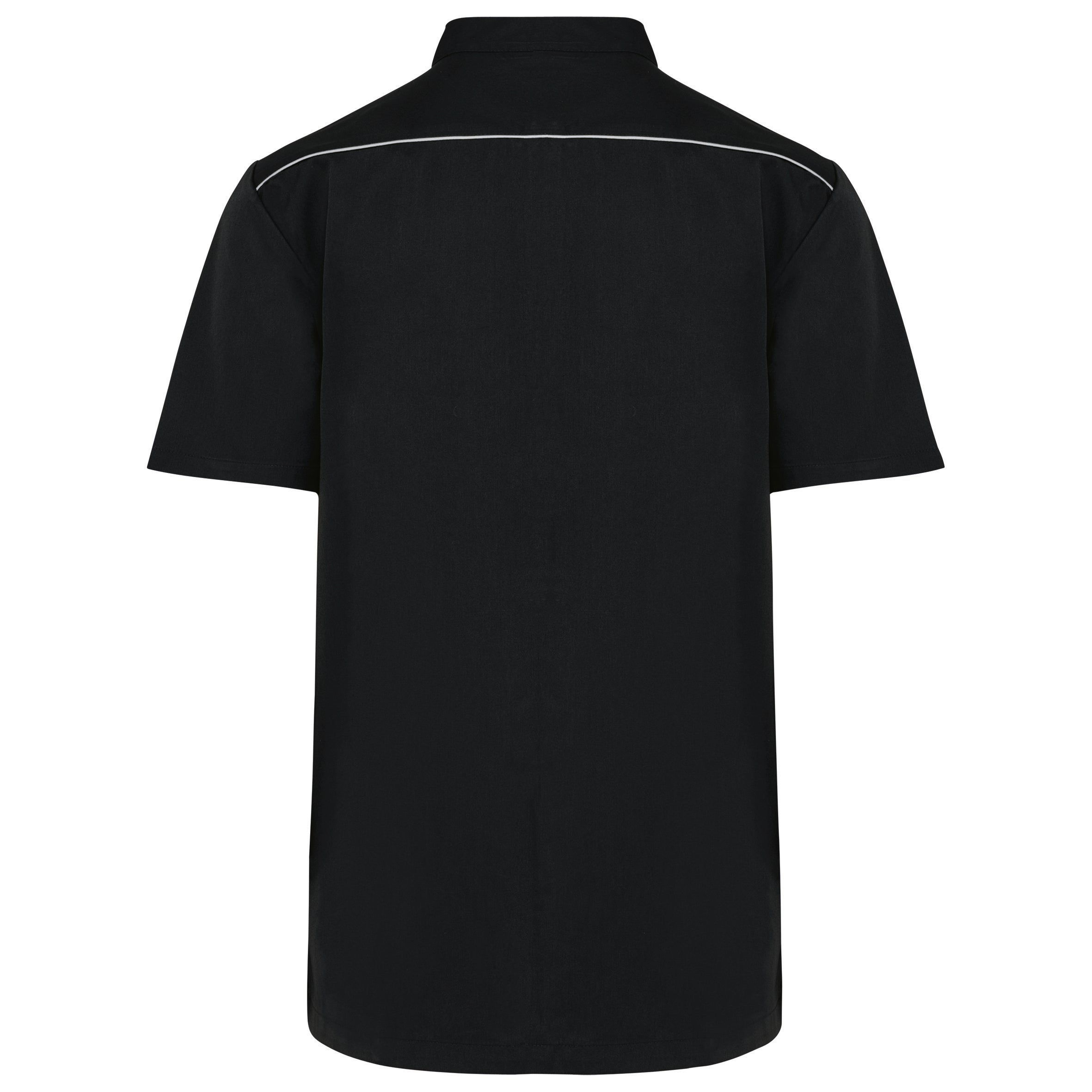Bata poliéster/algodão com molas de pressão de homem
