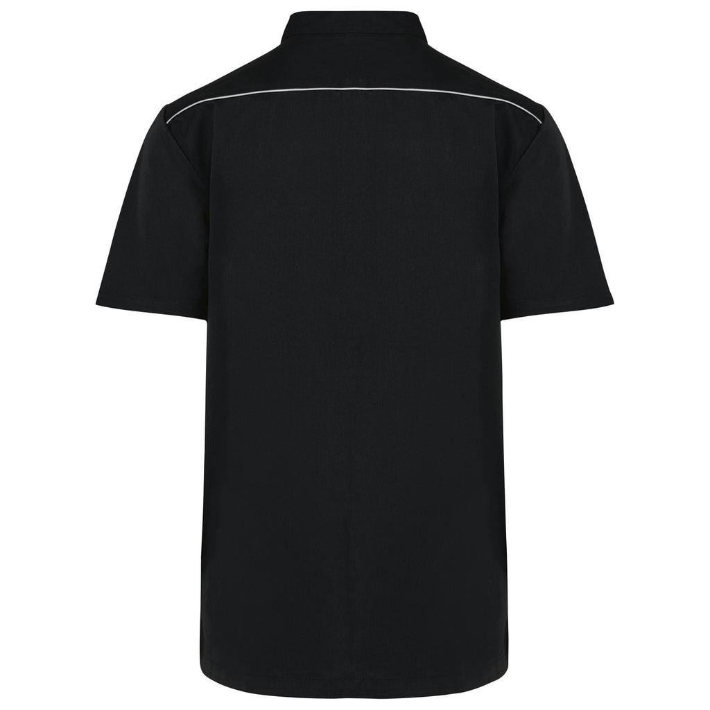 Bata poliéster/algodão com molas de pressão de homem