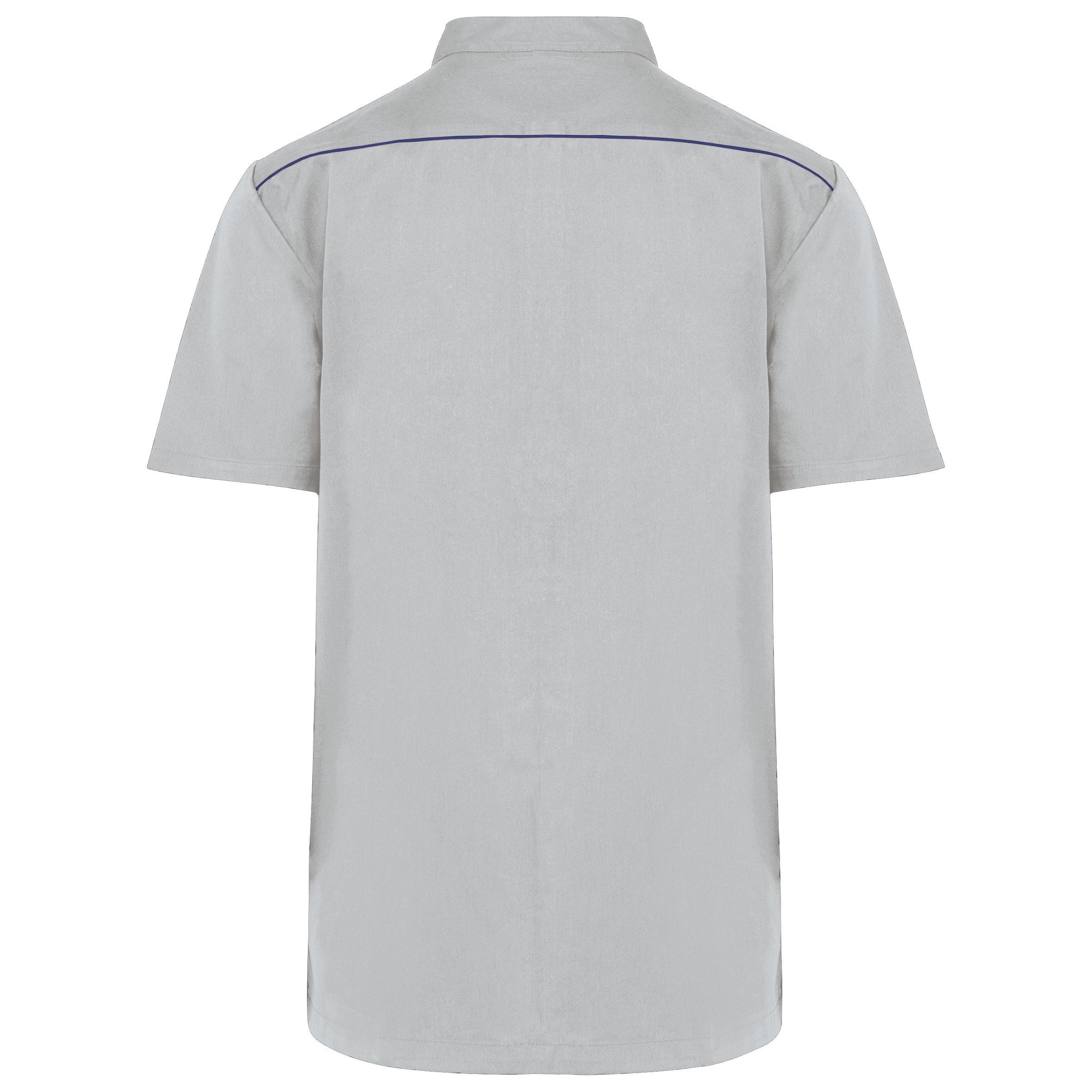 Bata poliéster/algodão com molas de pressão de homem