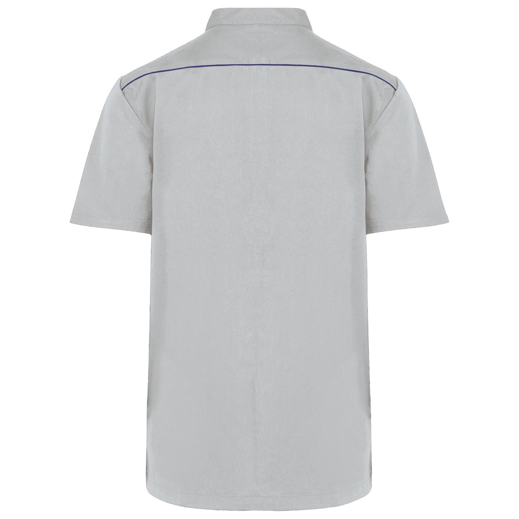 Bata poliéster/algodão com molas de pressão de homem