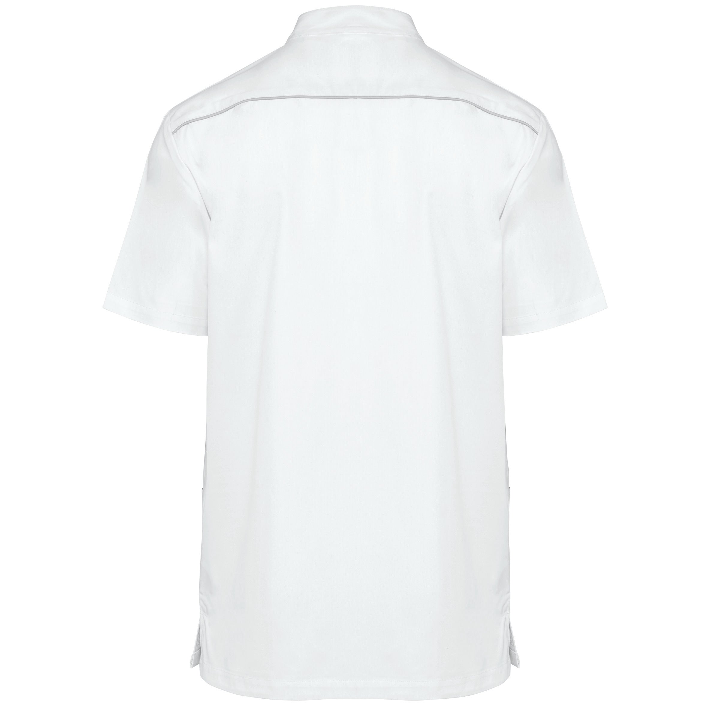 Bata poliéster/algodão com molas de pressão de homem