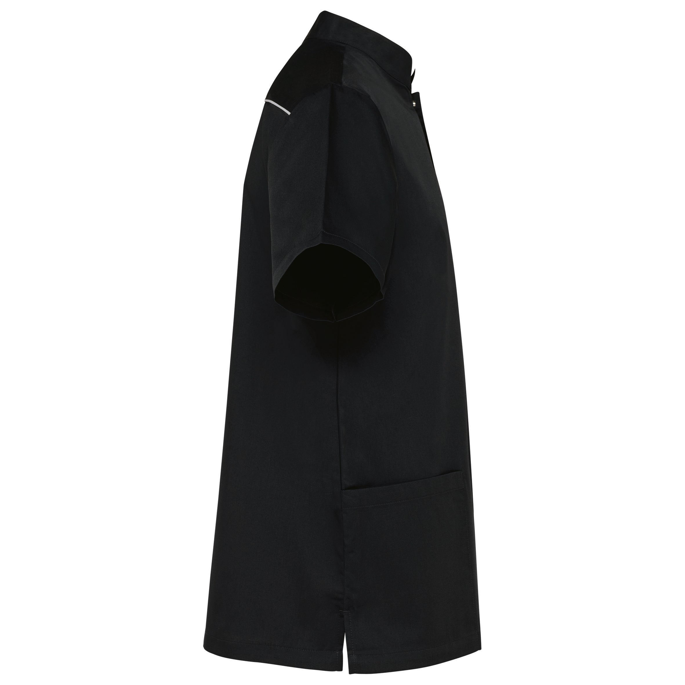 Bata poliéster/algodão com molas de pressão de homem