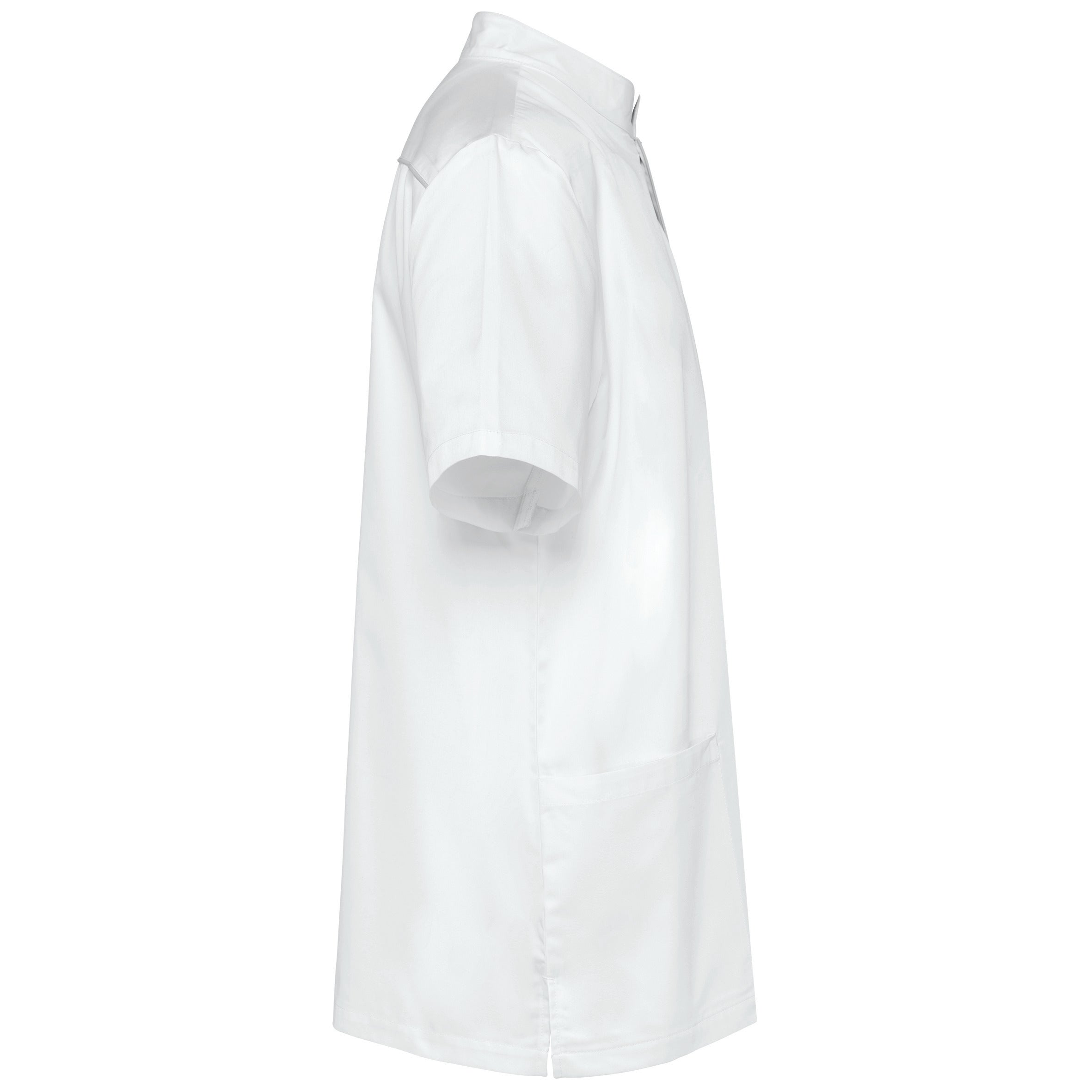 Bata poliéster/algodão com molas de pressão de homem